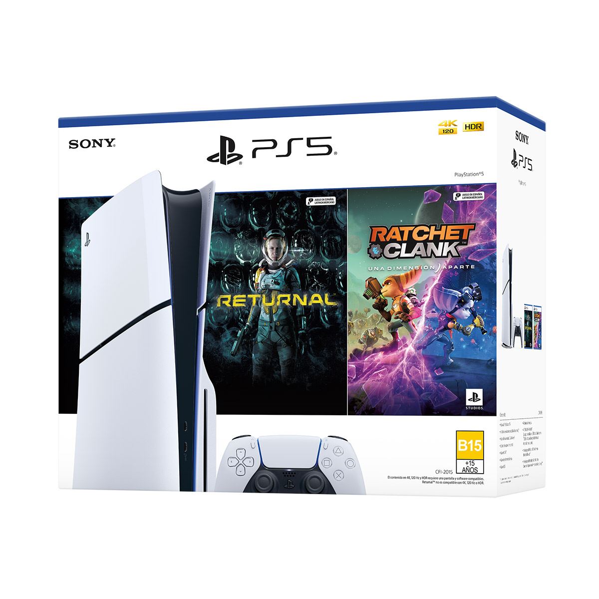 PACK CONSOLA PLAYSTATION 5 MODELO SLIM CON 2 JUEGOS - STANDARD 711719570882 - Código: 711719570882 | Compra en Guadalajara