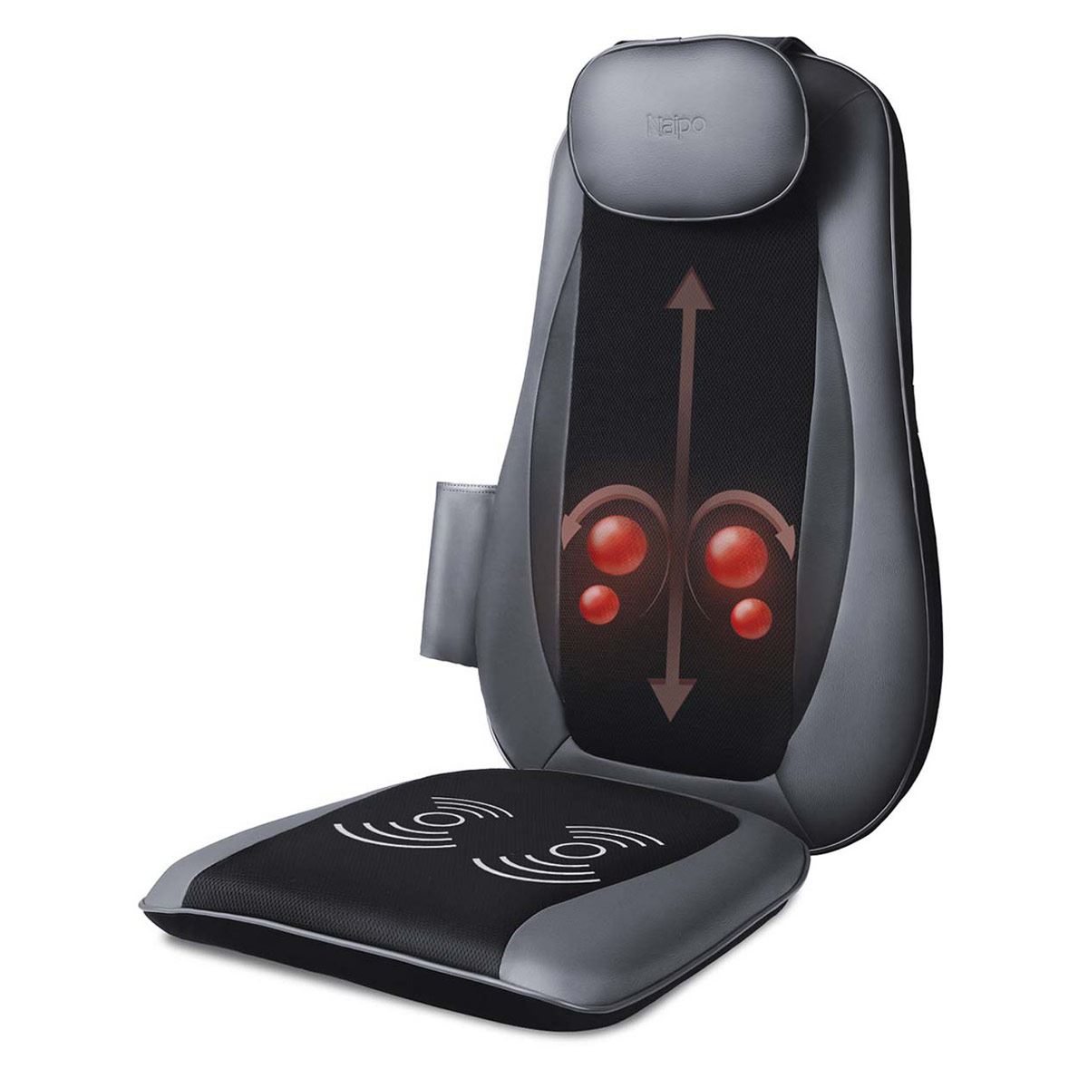 Asiento de Masaje Tipo Shiatsu y Vibración Naipo