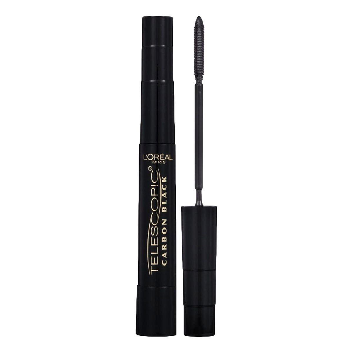 Mascara para Pestañas L'Oréal Paris Telescopic Carbón Black 8ml