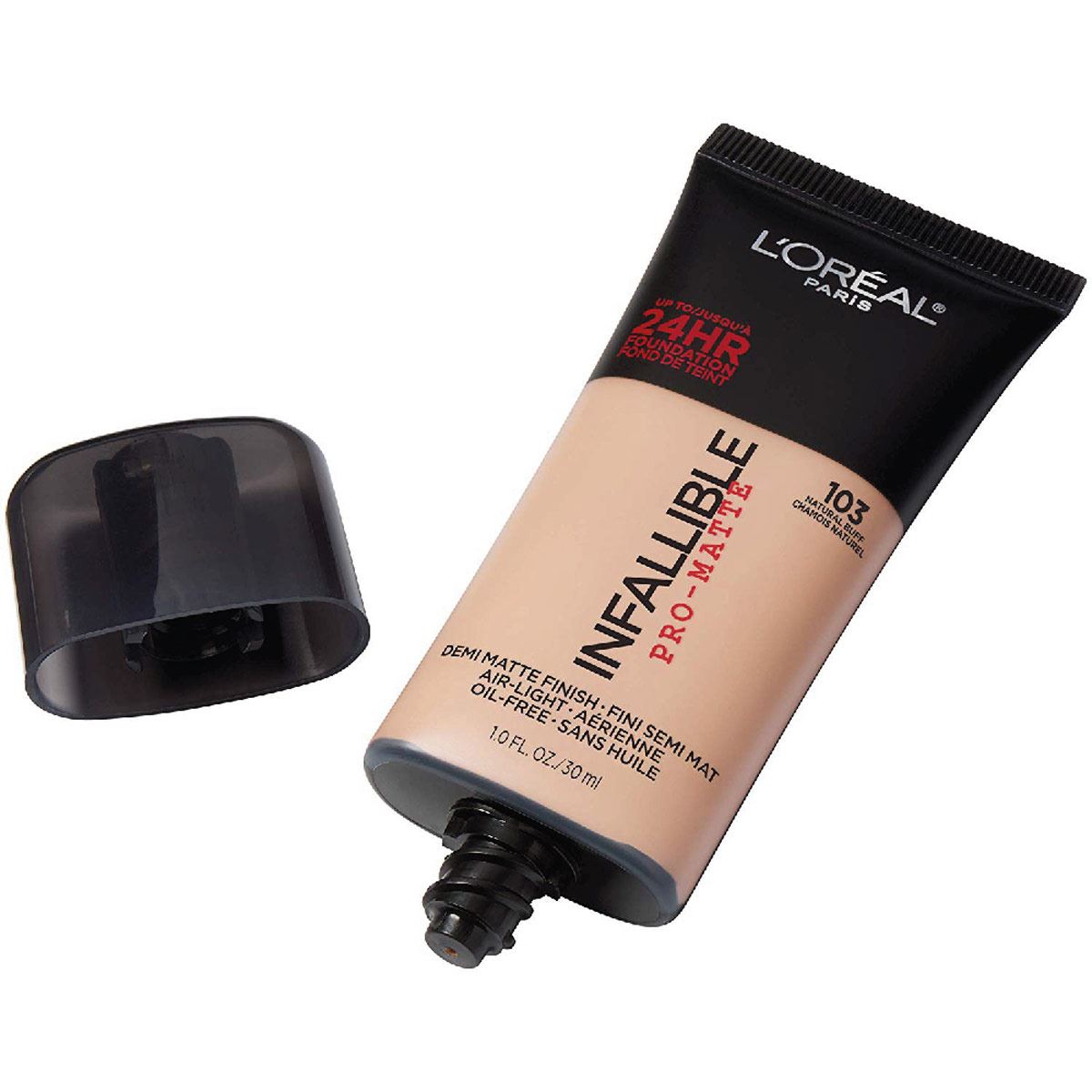 Base de maquillaje Infallible Pro-Matte L'Oréal Paris, Tono 103 Natural Buff