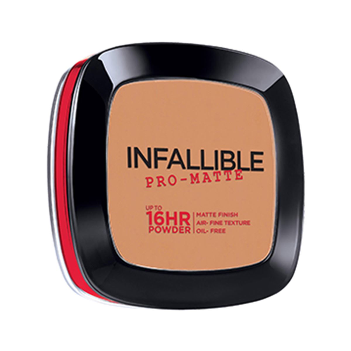 Polvo compacto Infallible Pro-Matte L'Oréal Paris, Tono 400 True Beige