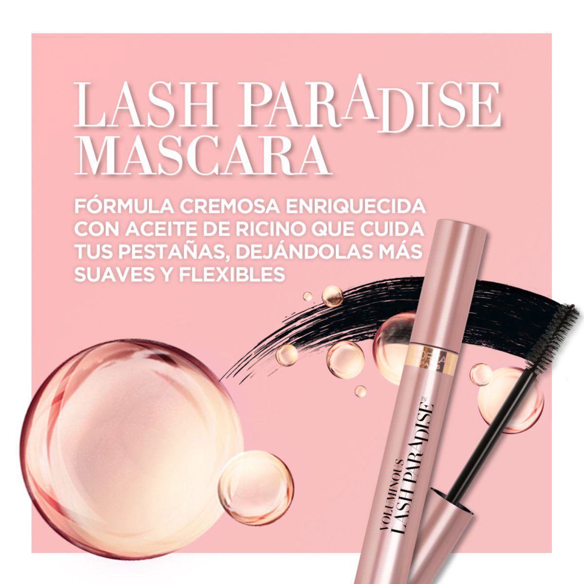 Máscara para Pestañas L'Oréal Voluminous Lash Paradise Mystic Black 8.5ml