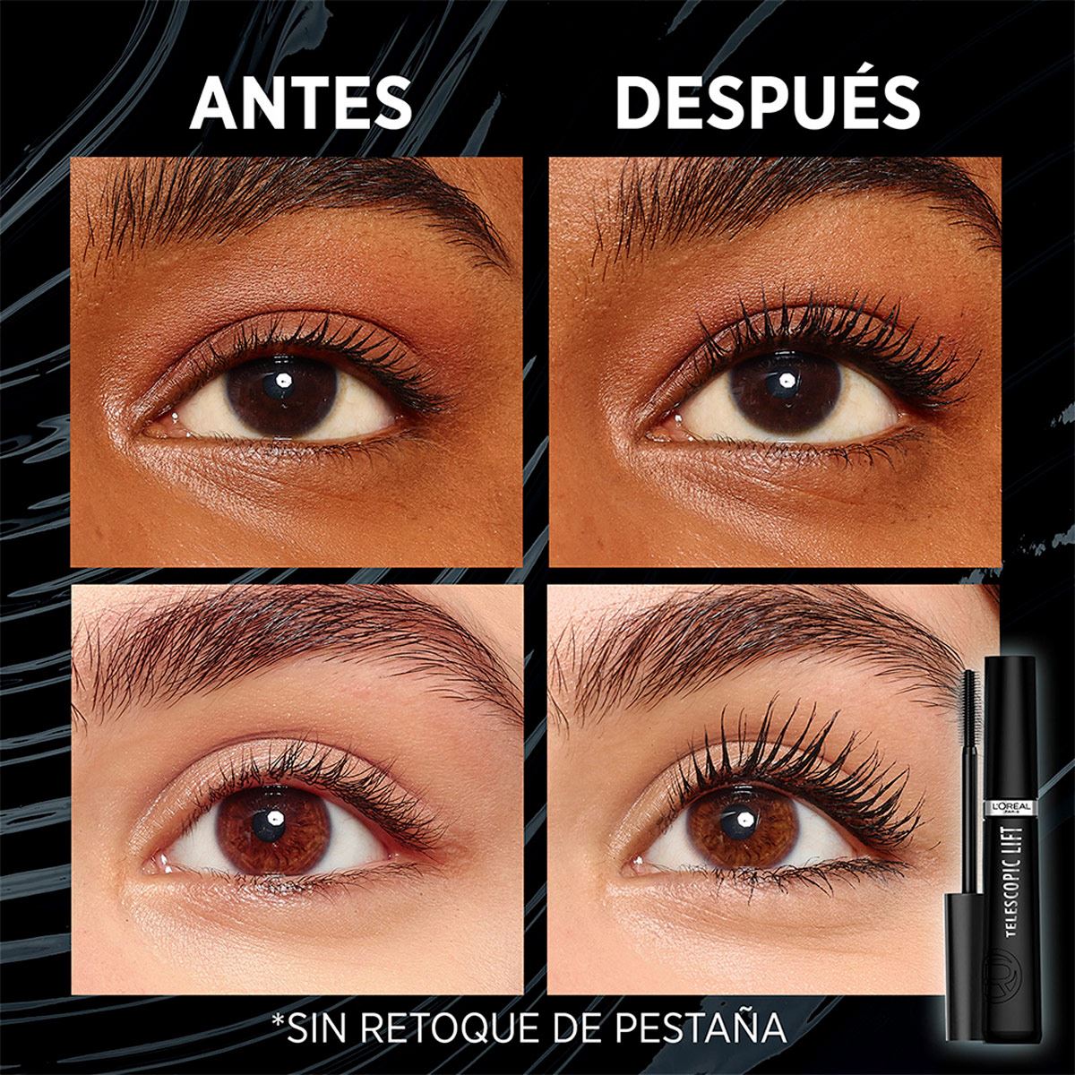 Máscara de pestañas Telescopic Lift Masc lavable L'Oréal Paris