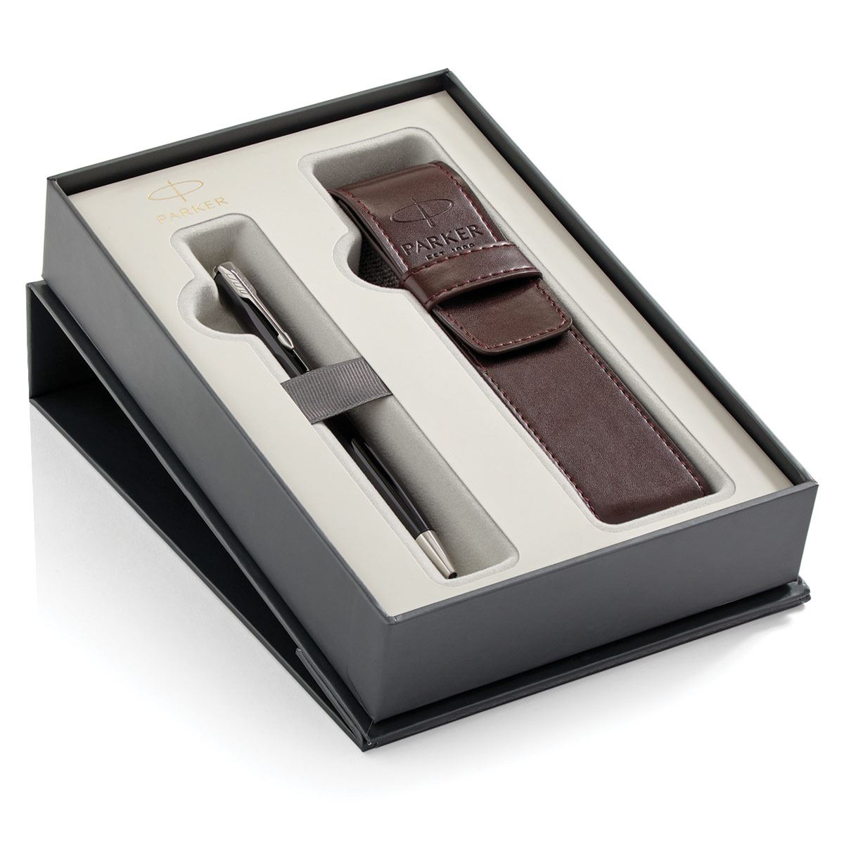 Set de regalo Parker Sonnet  Black Bolígrafo + estuche de bolsillo