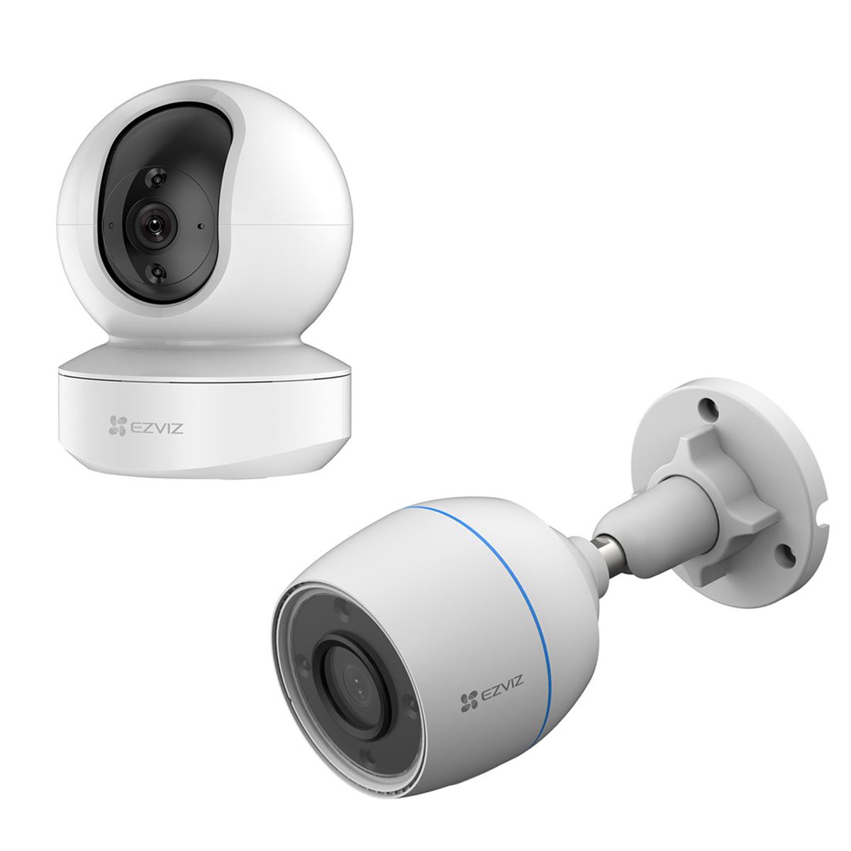 Bundle Cámaras de Vigilancia Ezviz CS-TY1 + CS-H3C Color