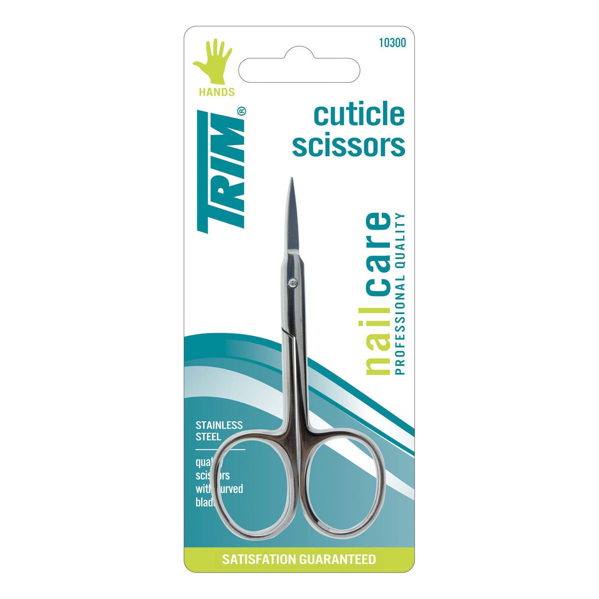 2 Packs TRIM cuticle scissors # 10300 stainless steel + 1 nail