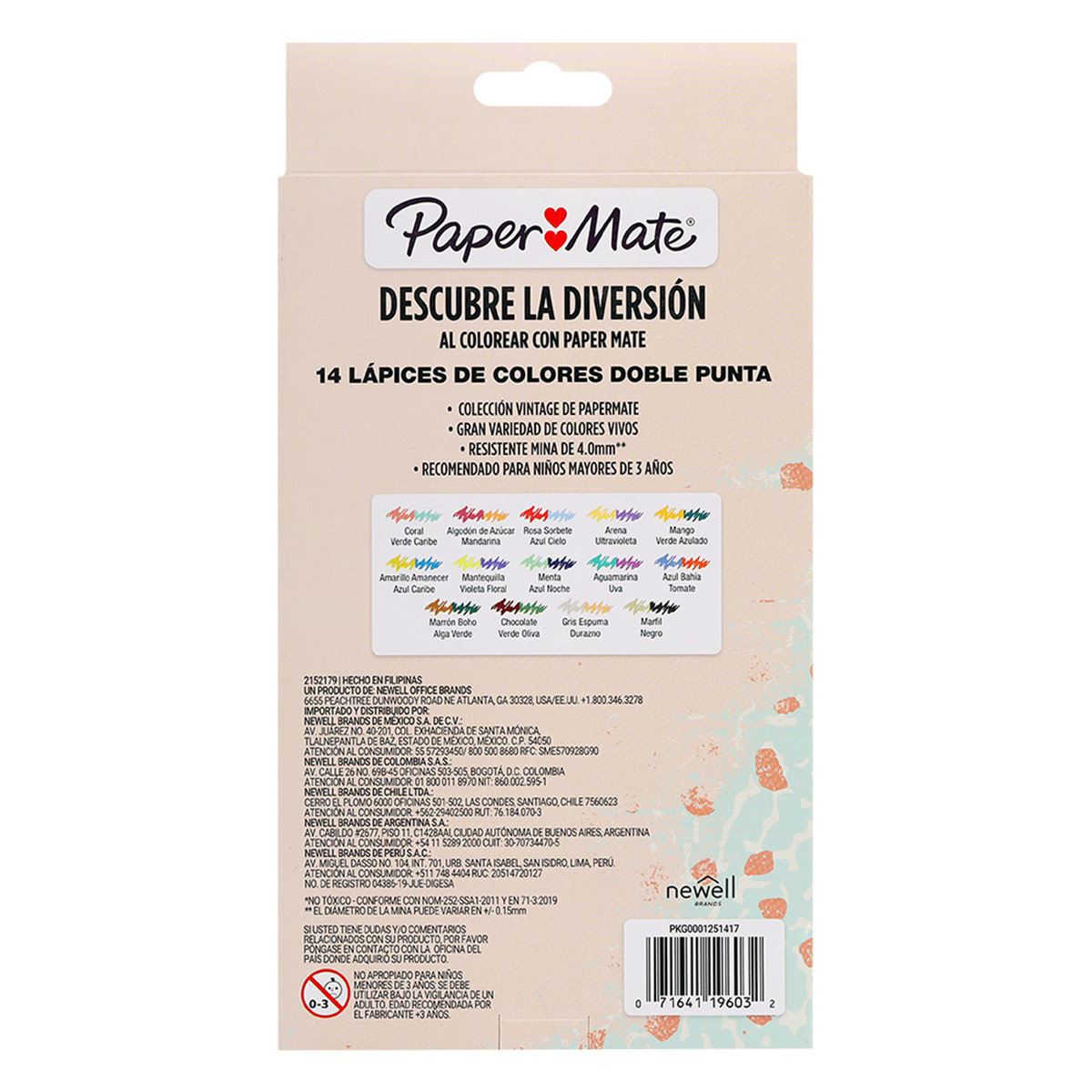 Colores Paper Mate Doble Punta