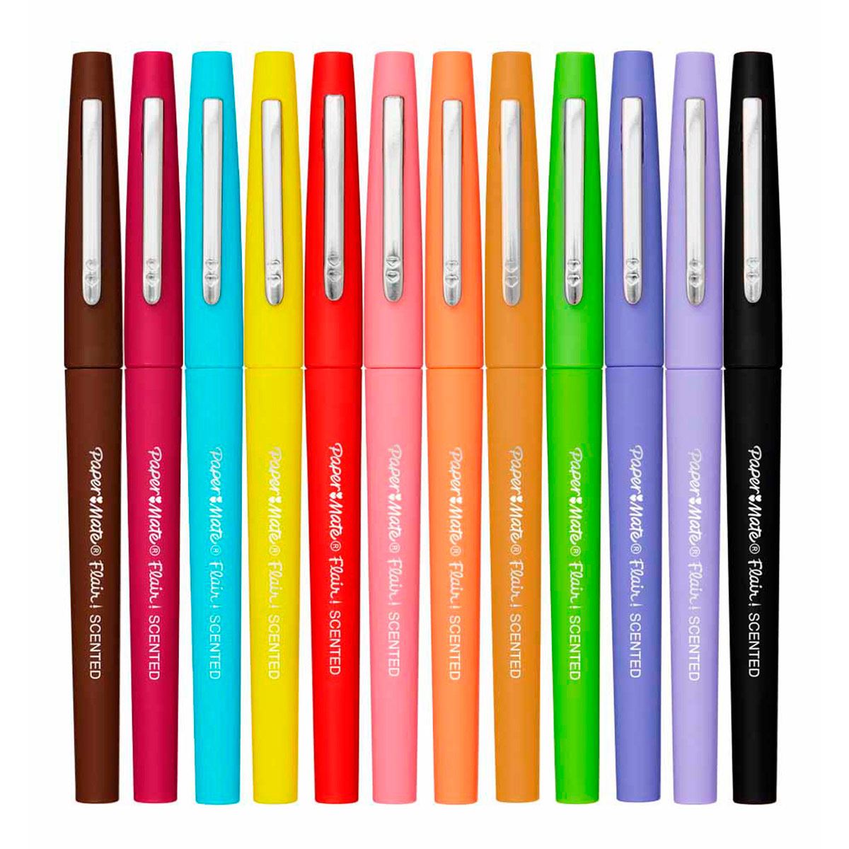 Bolígrafos Flair con aroma 12 piezas