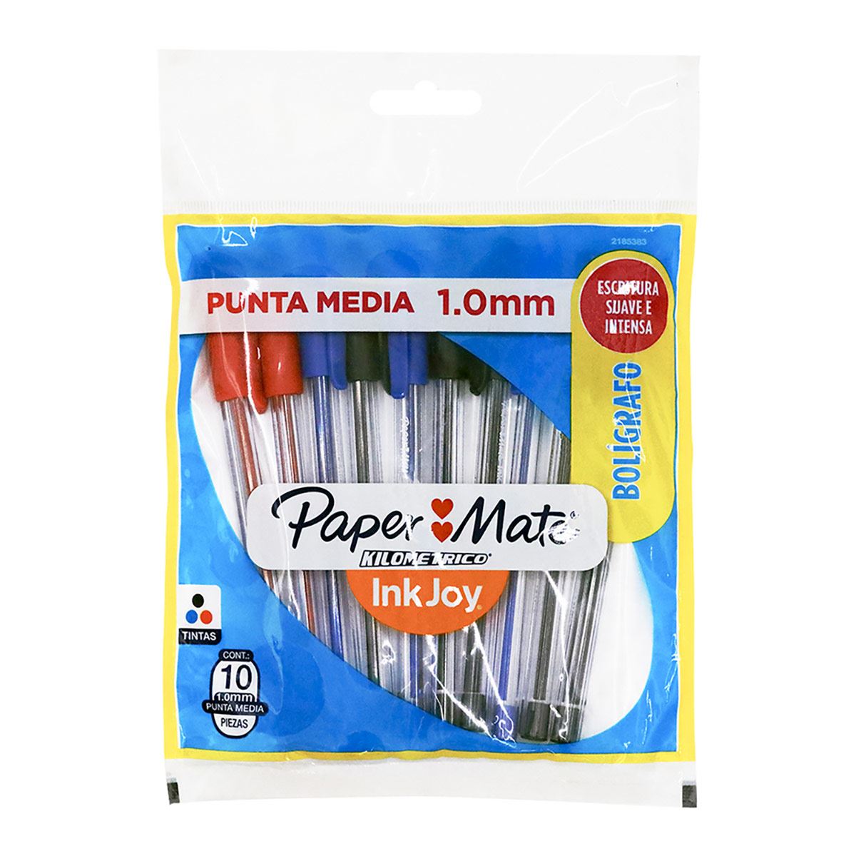 Bolígrafo Paper Mate Kilométrico Bolsa Básicos