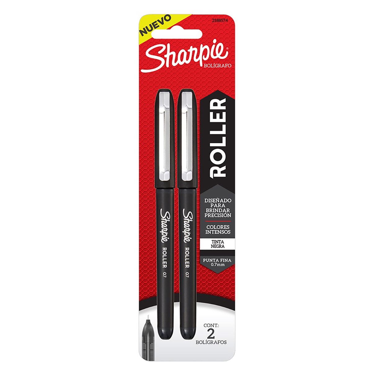 Bolígrafo Sharpie Roller Ball 0.7Mm Negro