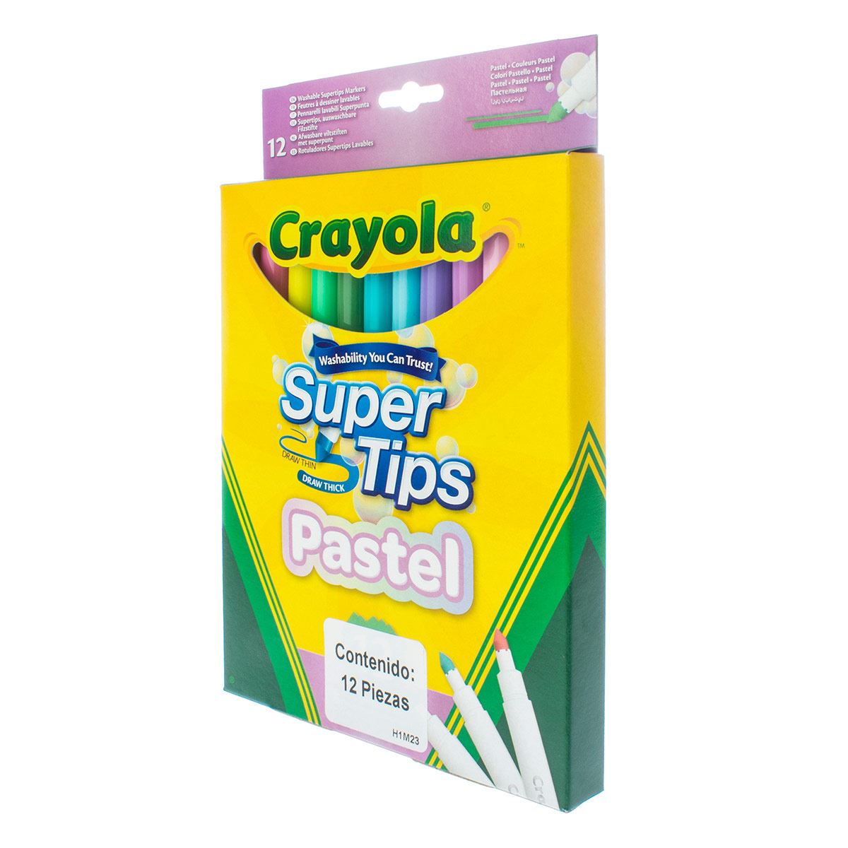 Super Crayola tips pastel 12