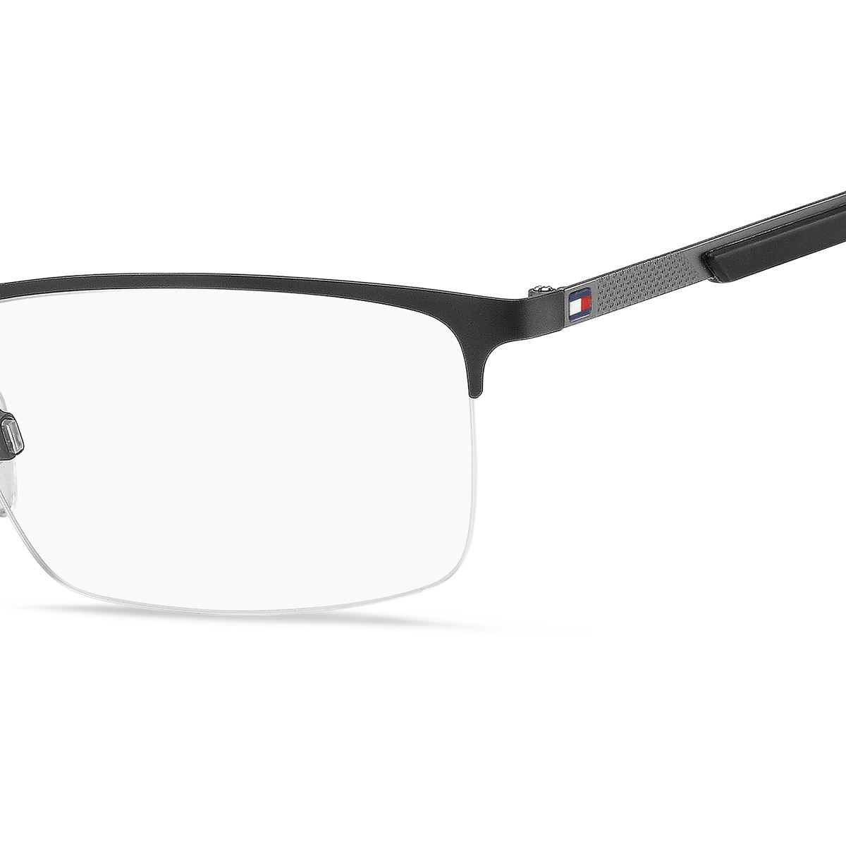 Armazón Tommy Hilfiger th 1692 bsc negro rectangular