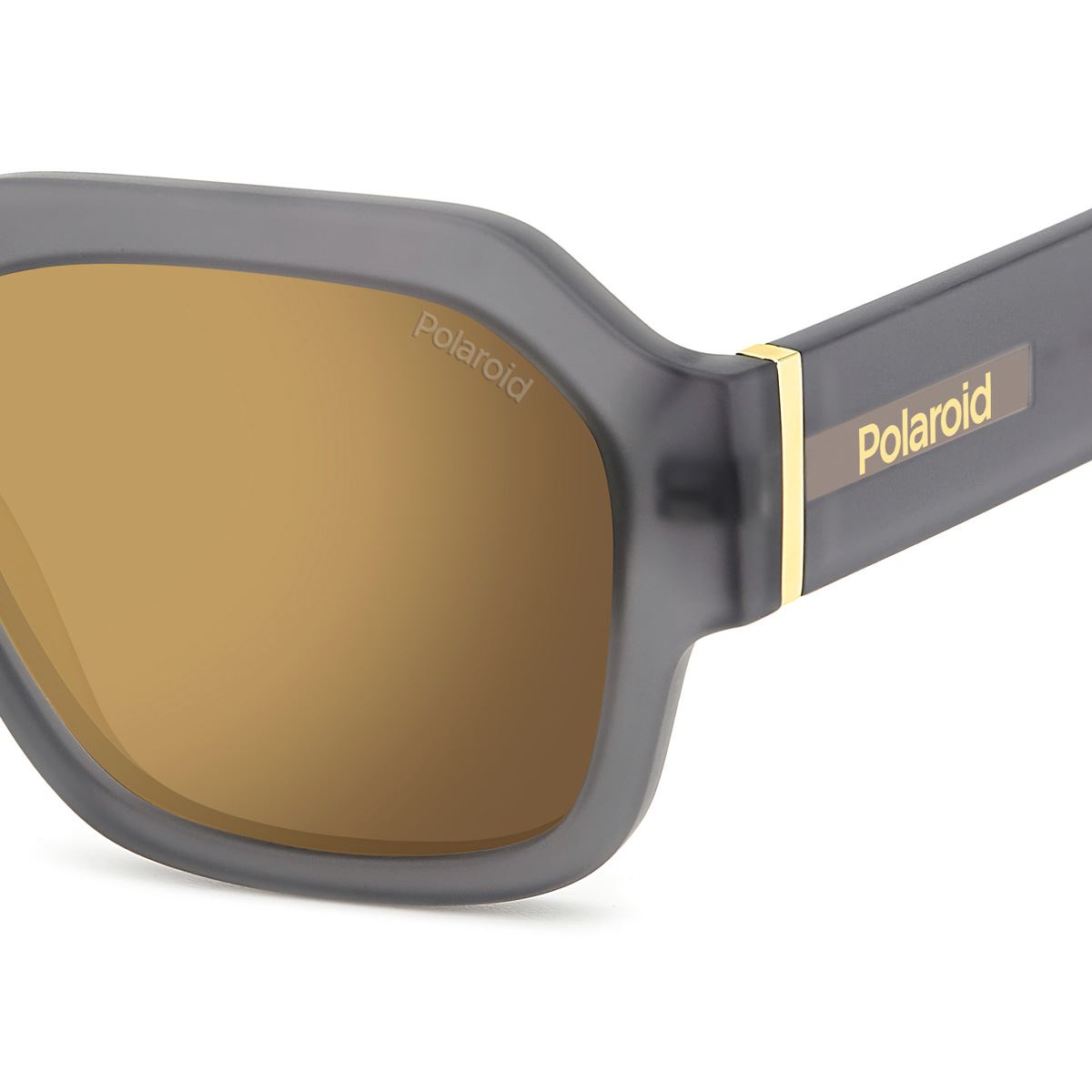 Lente Solar Gris para Unisex Polaroid