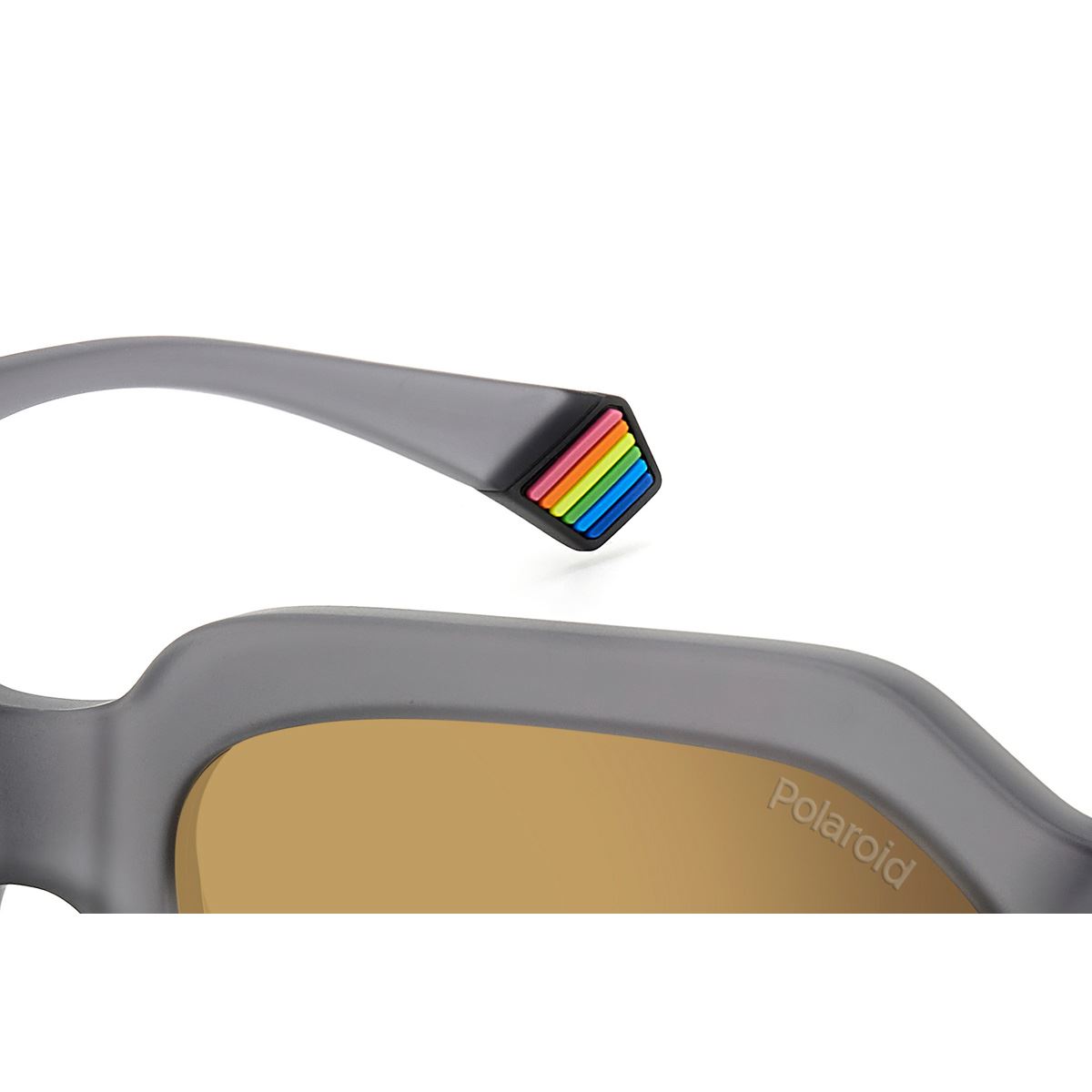 Lente Solar Gris para Unisex Polaroid