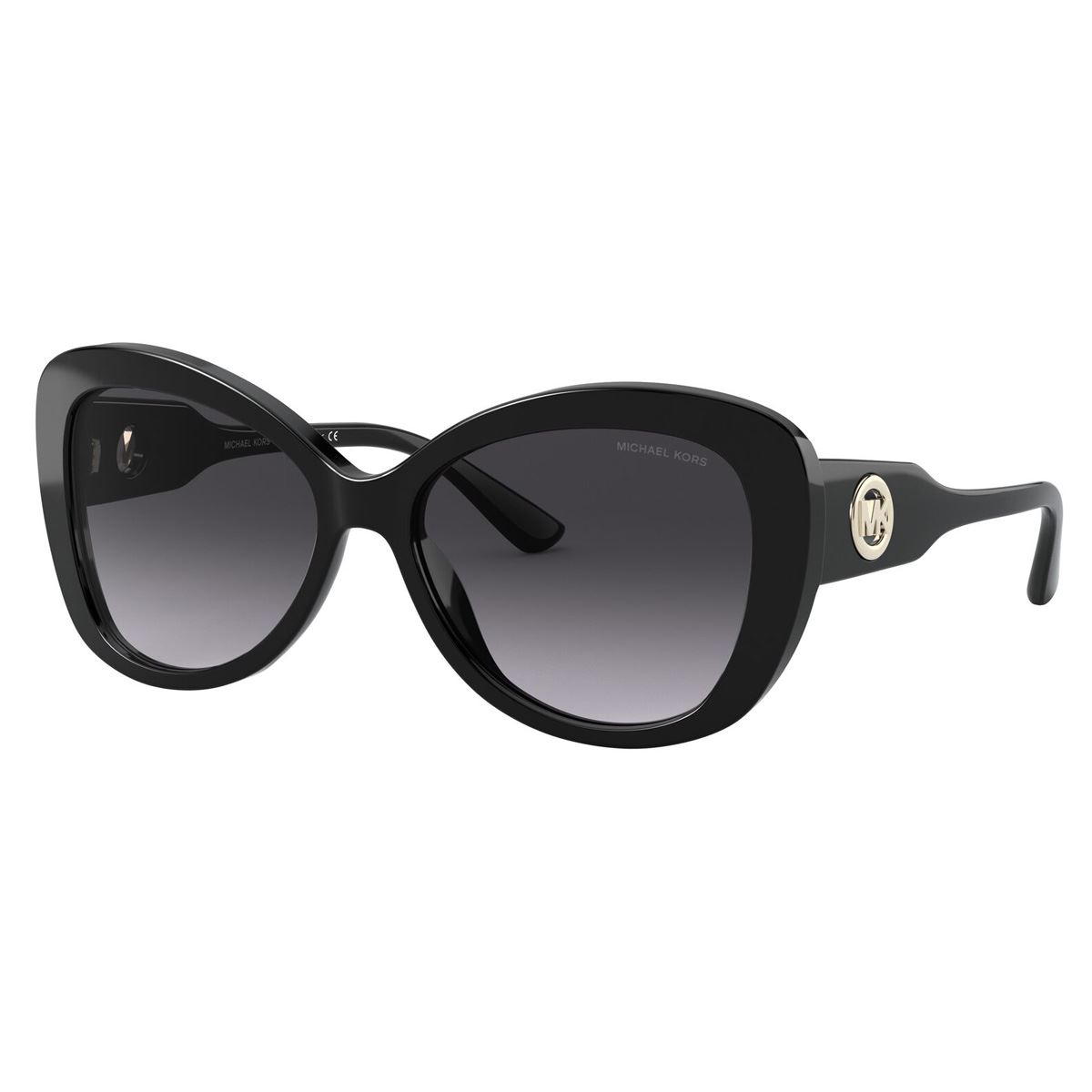 Lentes negros Michael Kors positano gris degradado armazón en acetato negro