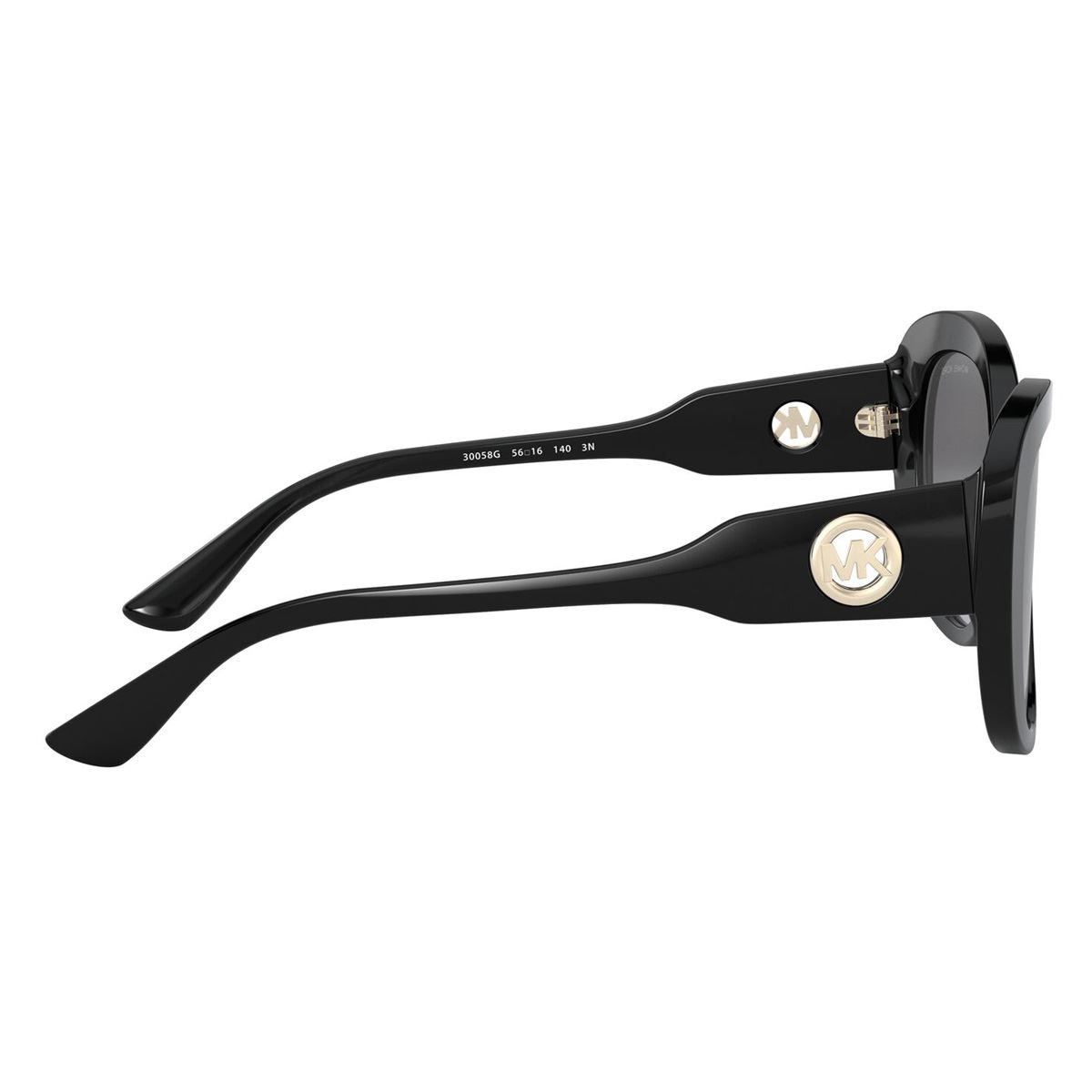 Lentes negros Michael Kors positano gris degradado armazón en acetato negro