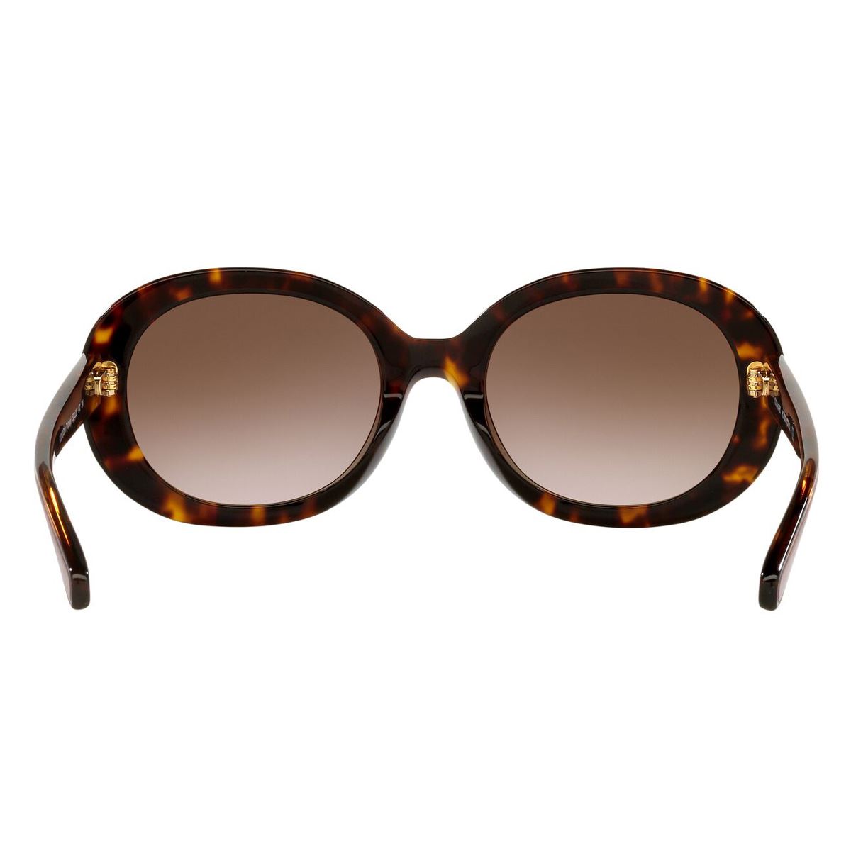 Lente solar Coach modelo 0HC8337U C7992 degradado color marrón en acetato color havana