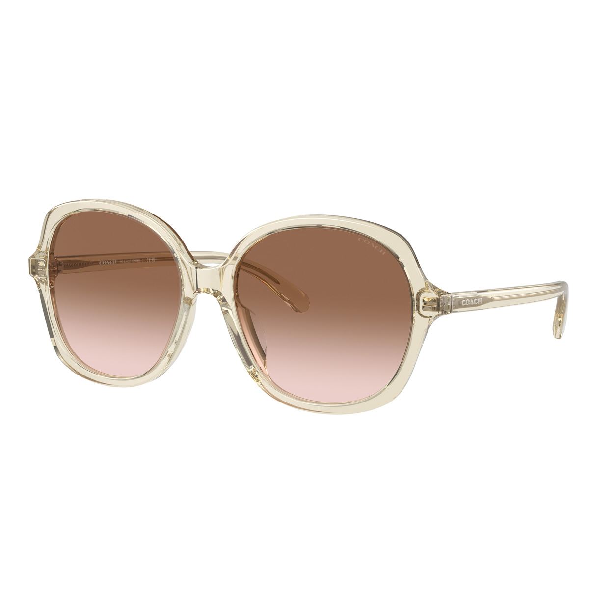 Lente Solar Coach degradado marrón para Mujer