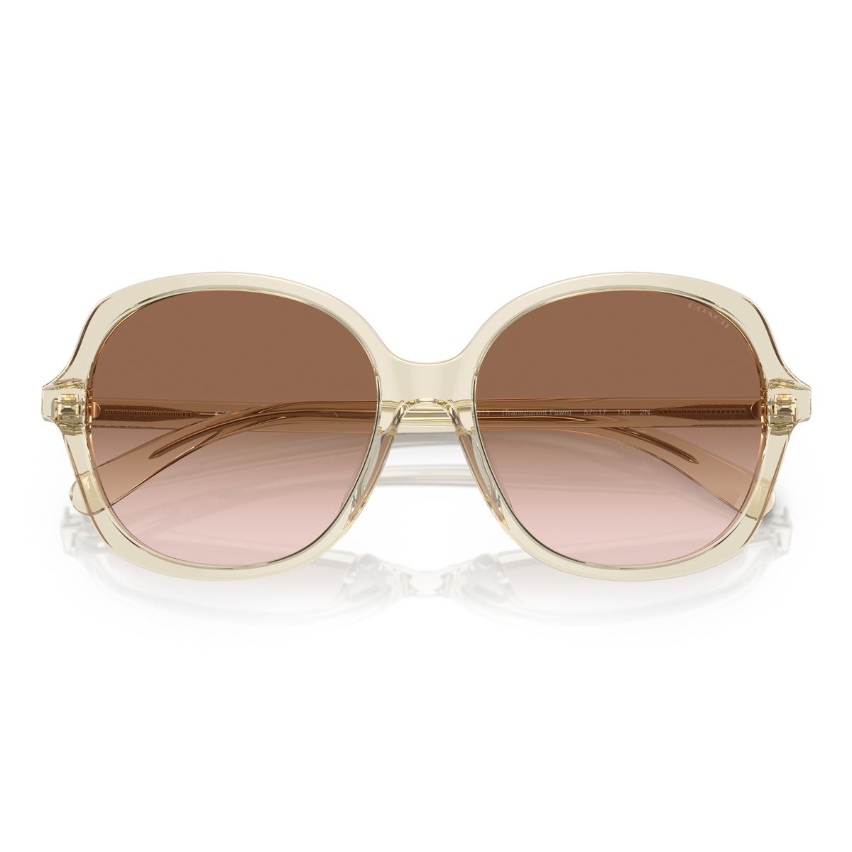 Lente Solar Coach degradado marrón para Mujer