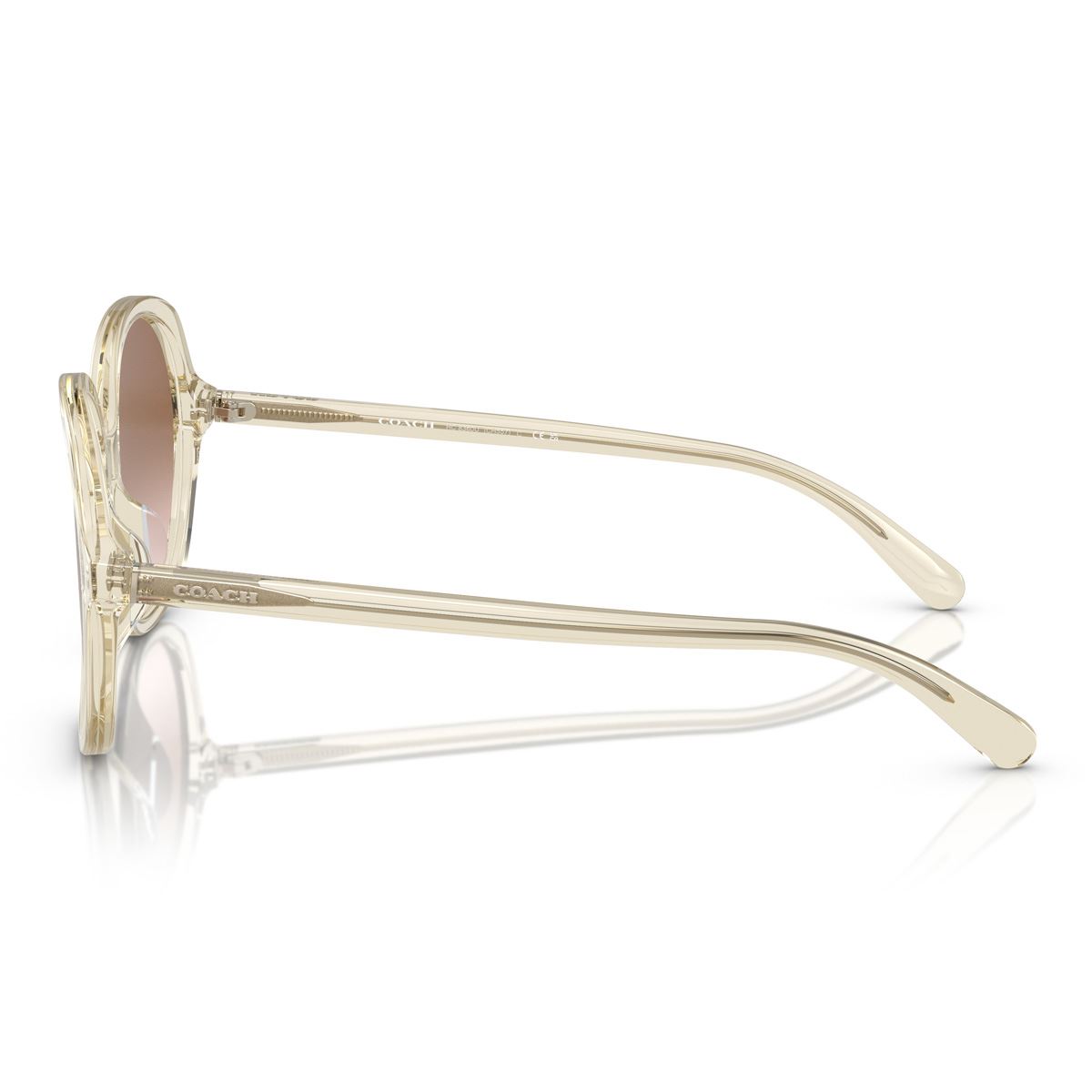 Lente Solar Coach degradado marrón para Mujer