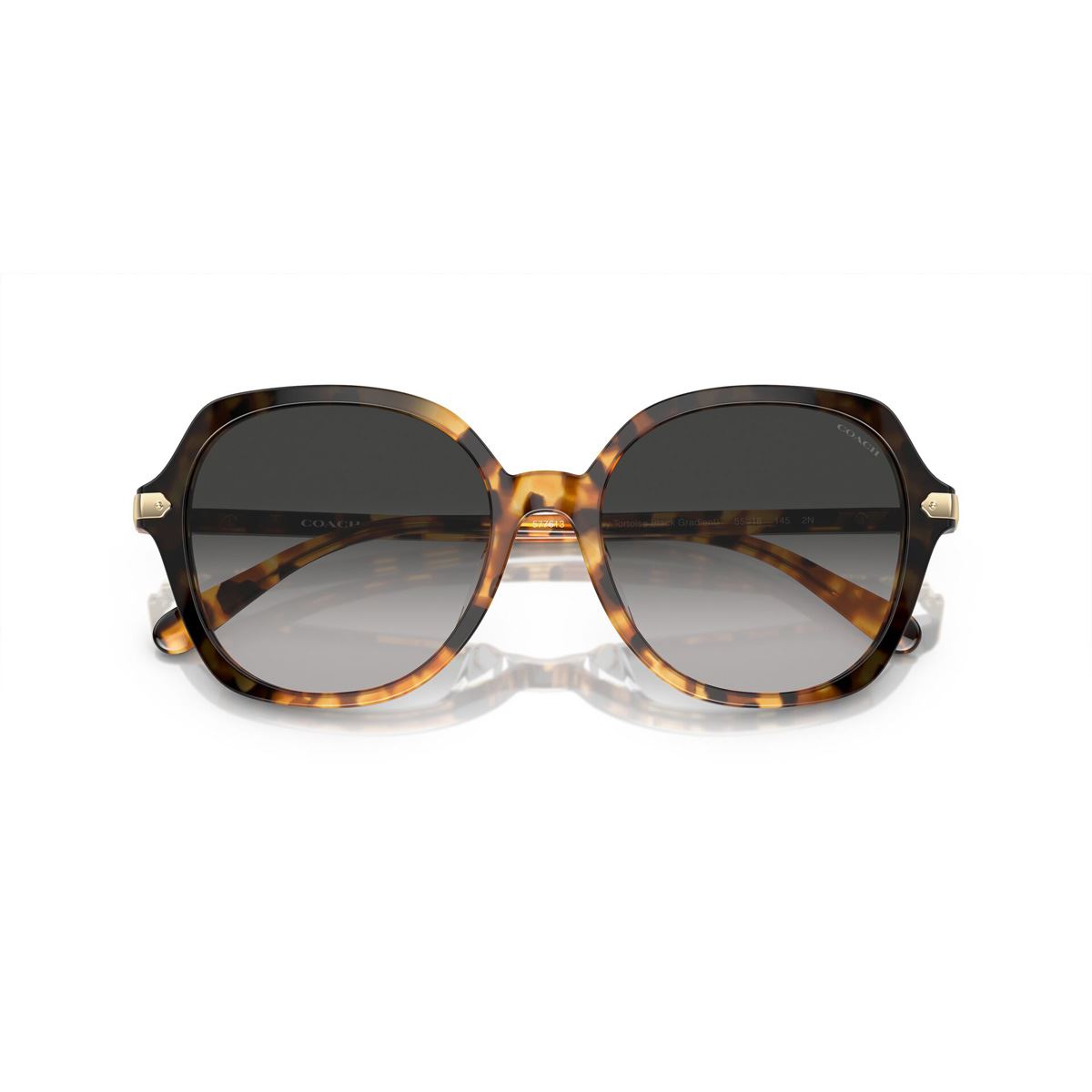 Lentes Solares Tortuga Miel Degradado Negro Coach