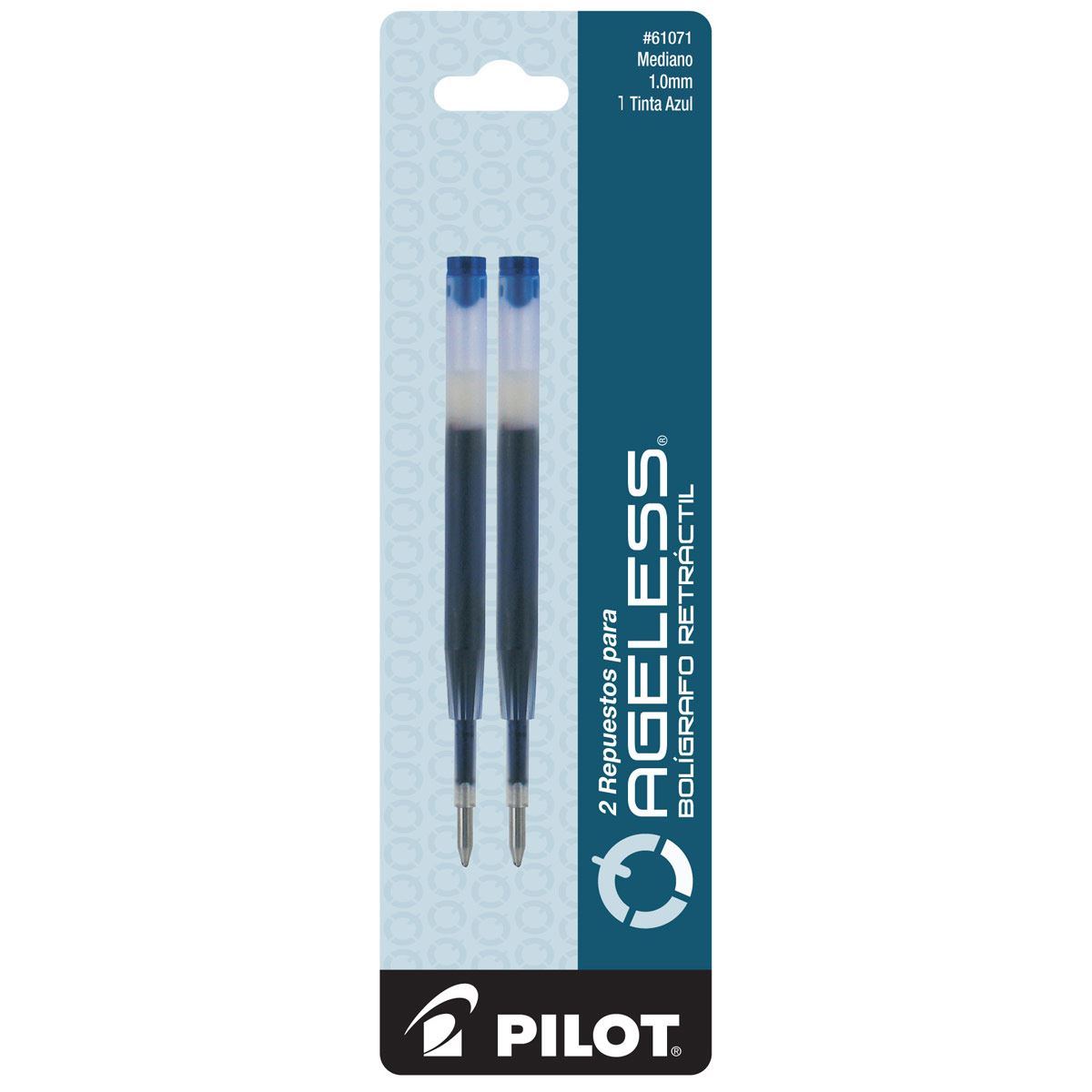 Repuestos ageless para boligrafo mr blister con 2 piezas