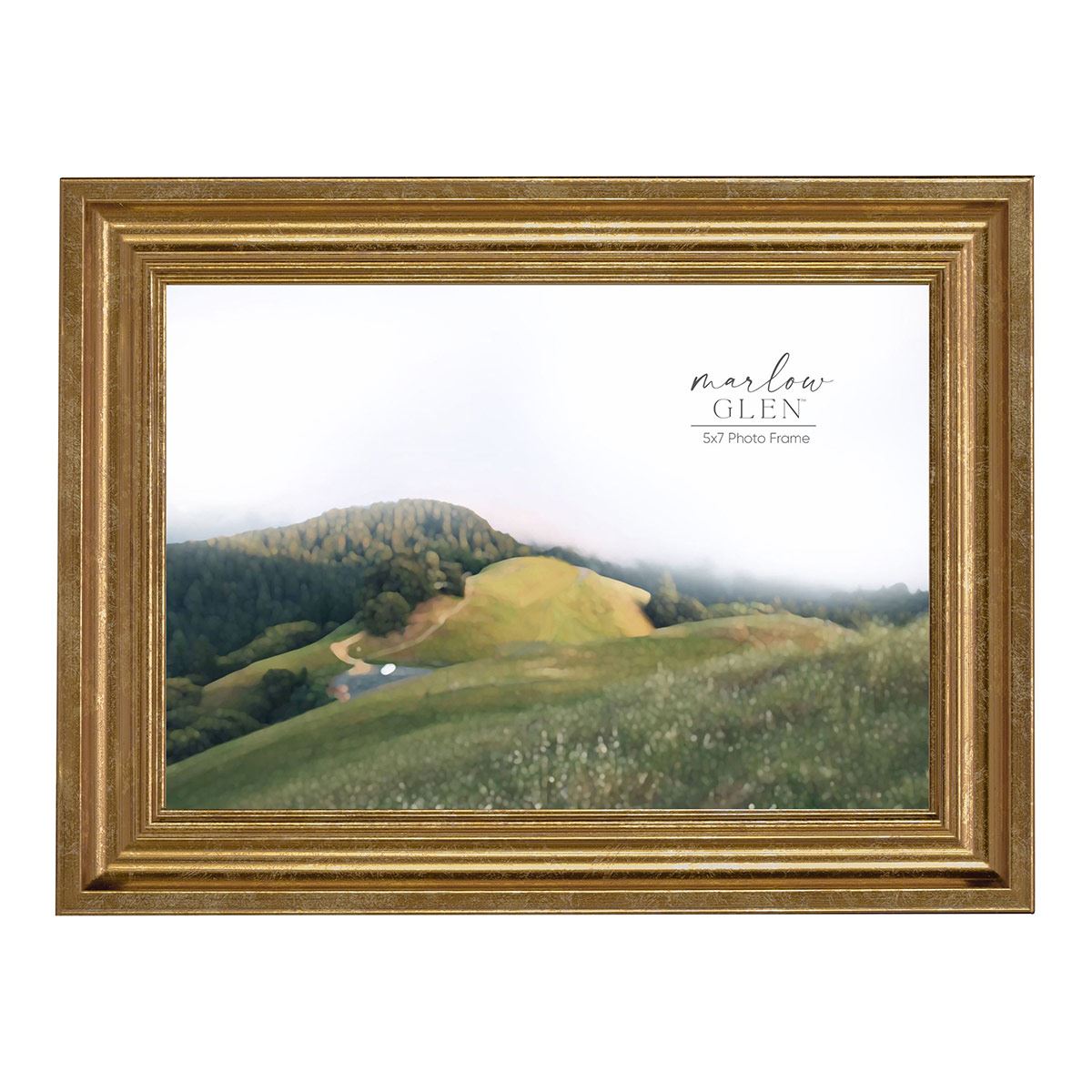Portarretrato Marlow Glen 4x6 color Natural de Latón