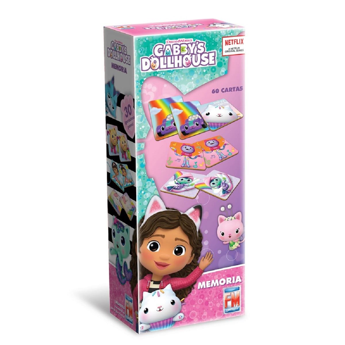 Juegos De Memoria Lisciani - Gabby's Dollhouse - Memory Pour Enfants Dès 1 An - Jeu Educatif - Renforce La Mémoire Et L'Attention - Inspiré Du Dessin Animé Gabby Et La Maison