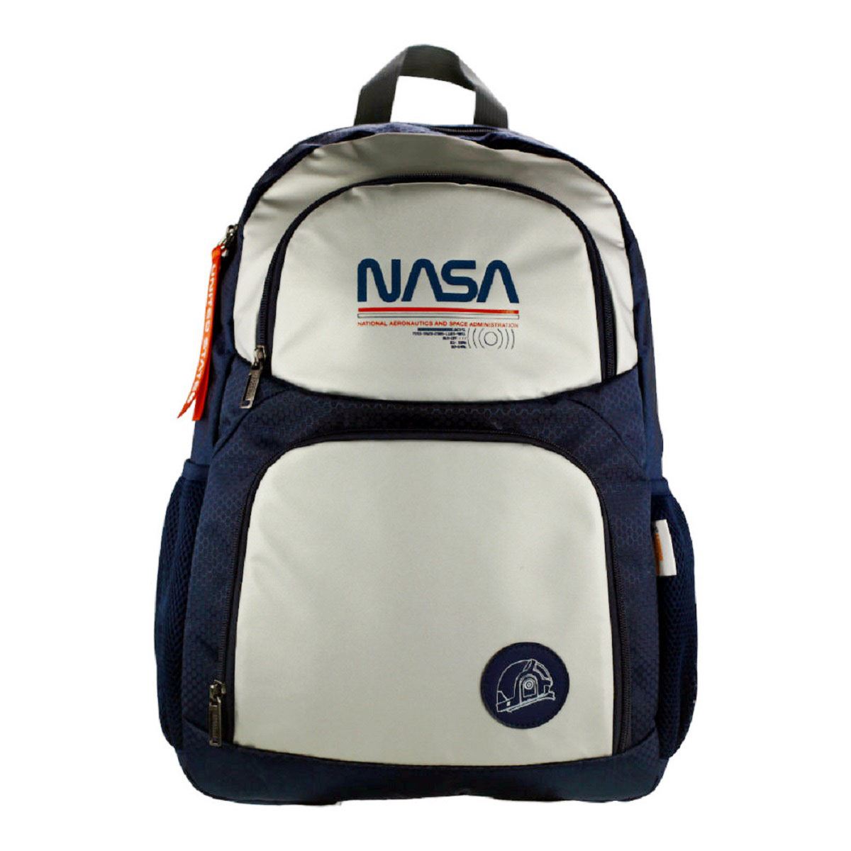 Mochila Primaria Gris Azul Nasa Eccentric Donkey