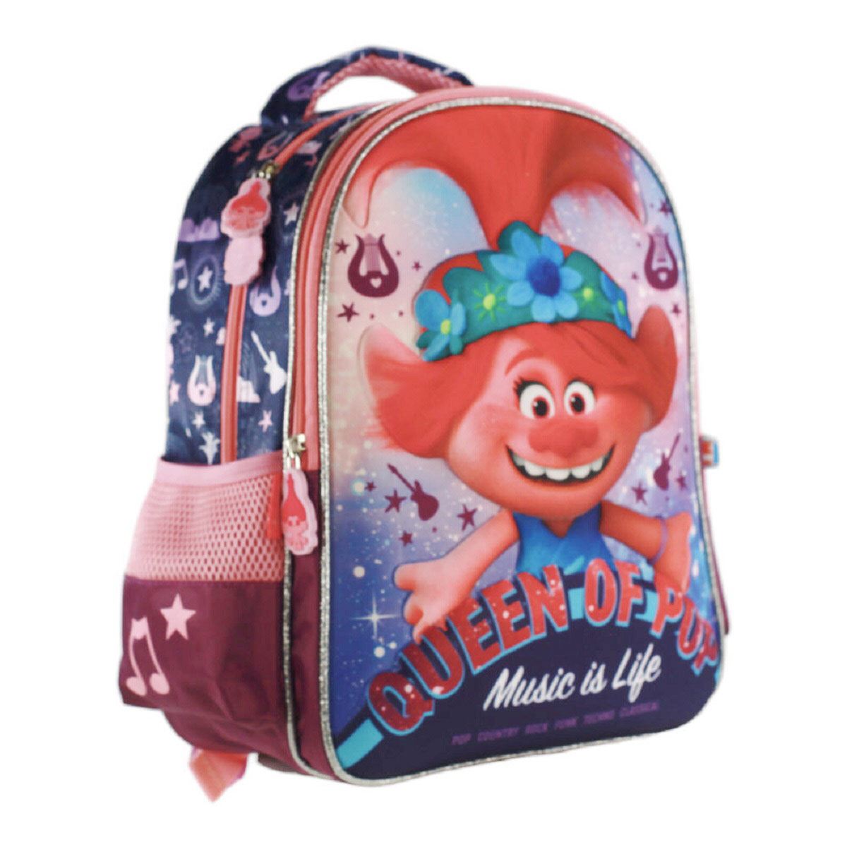 Mochila Kinder Lila Reina del Pop Trolls Fotorama