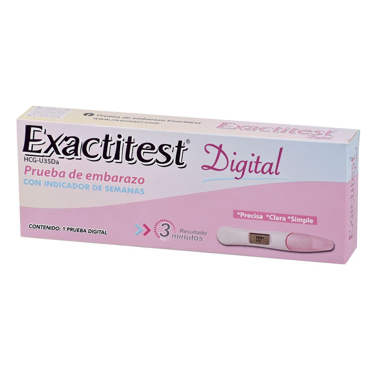 Prueba de Embarazo Digital Exactite