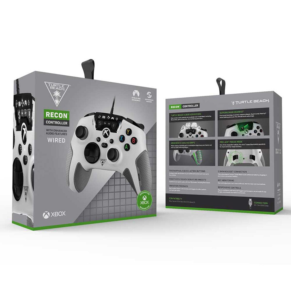 Control Xbox turtle recon white alámbrico