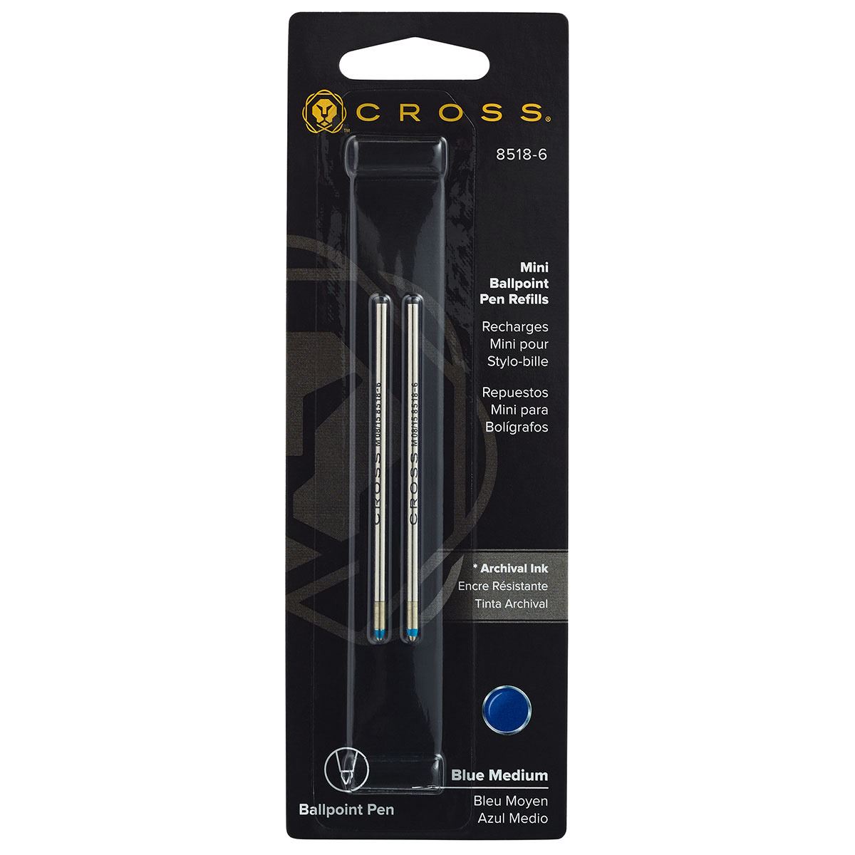 Repuesto Cross micro pen color azul