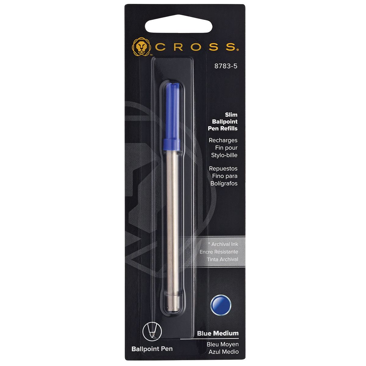 Repuesto Cross para bolígrafo click color azul