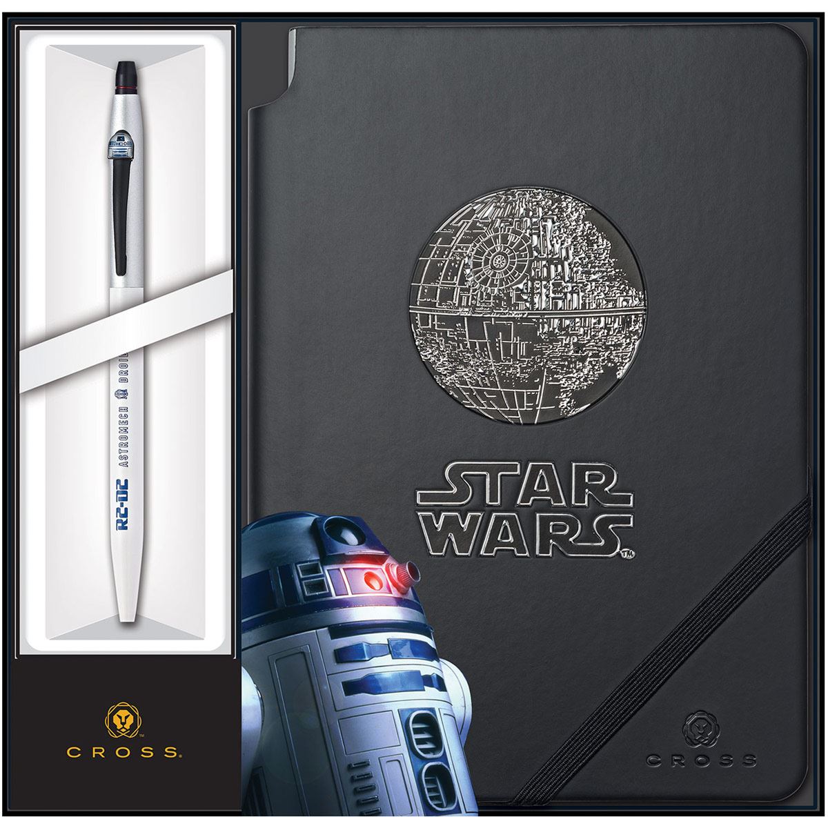 Bolígrafo Click y libreta Star Wars R2D2