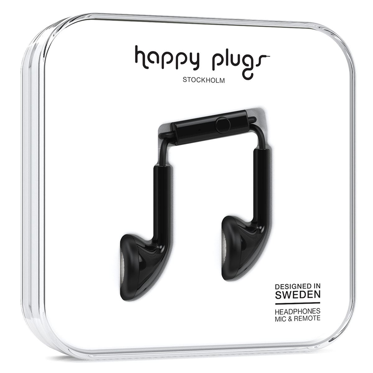 Audífonos Earbud Negro Happy Plugs