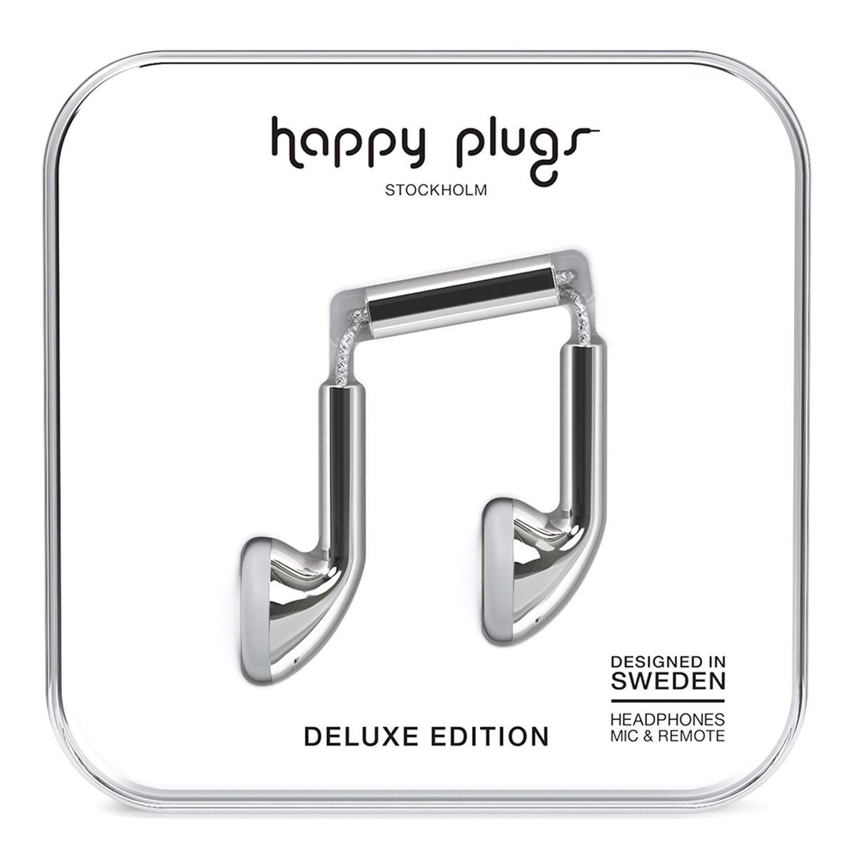 Audífonos Earbud Plata Happy Plugs
