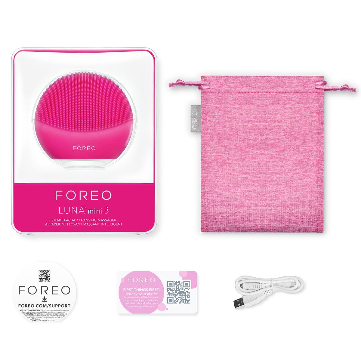 Cepillo Facial Foreo Luna mini 3 Fuchsia