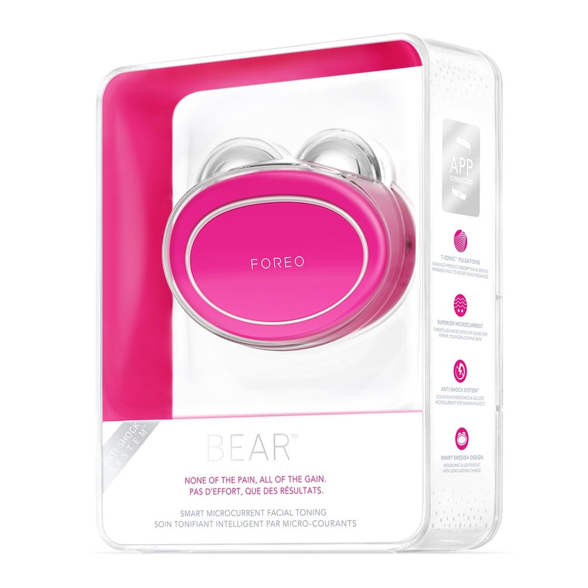 Tonificador Facial Foreo Bear Fuchsia