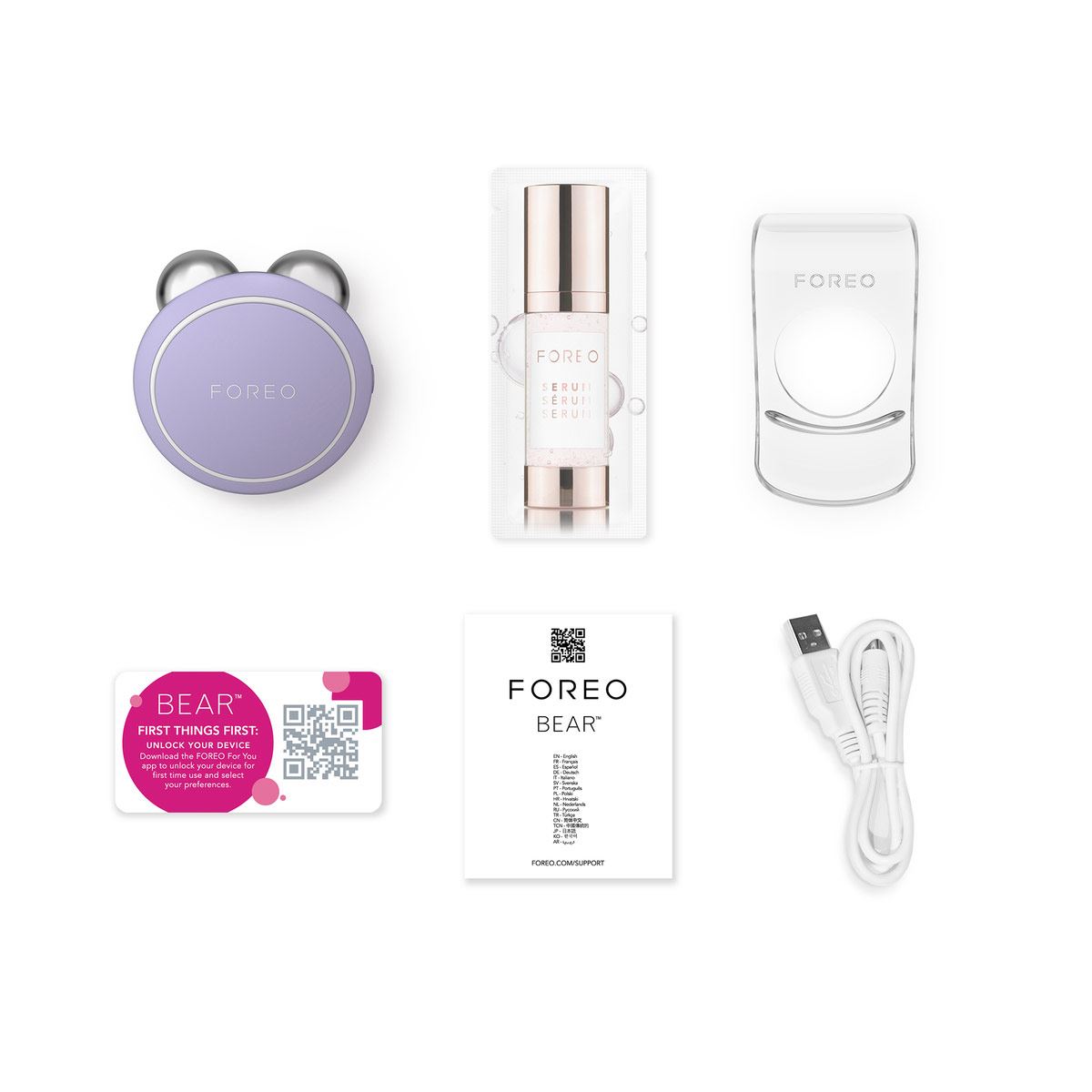 Tonificador Facial Foreo Bear Lavender Mini