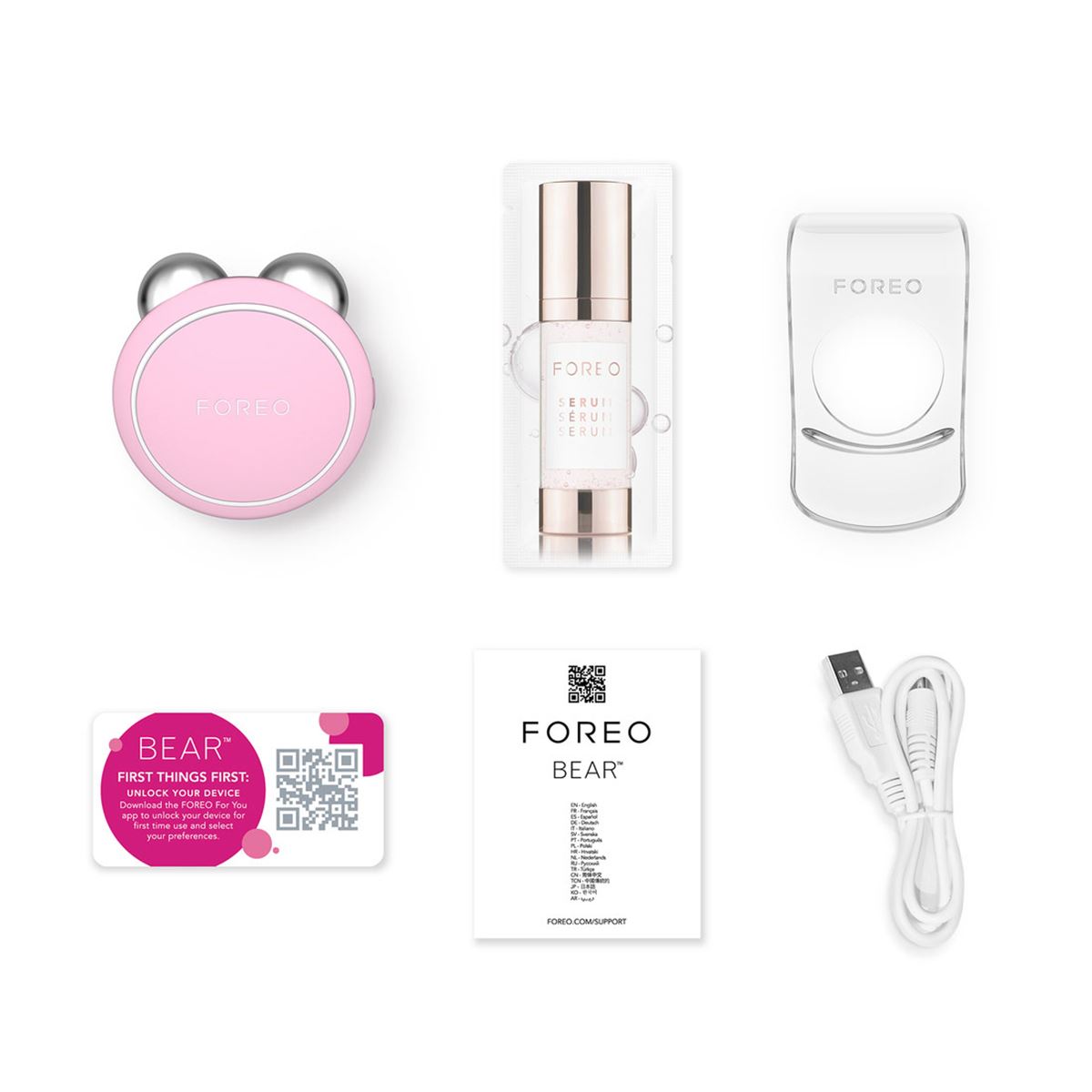 Tonificador Facial Foreo Bear mini Pearl Pink