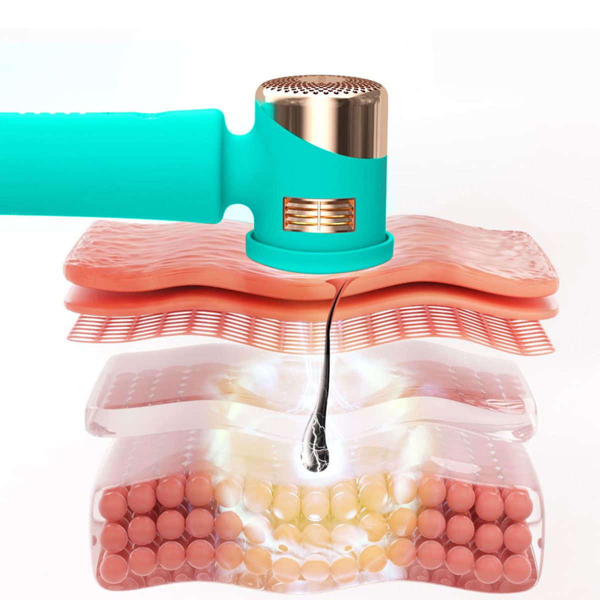 Depiladora de Luz Pulsada Foreo Peach 2 Mint