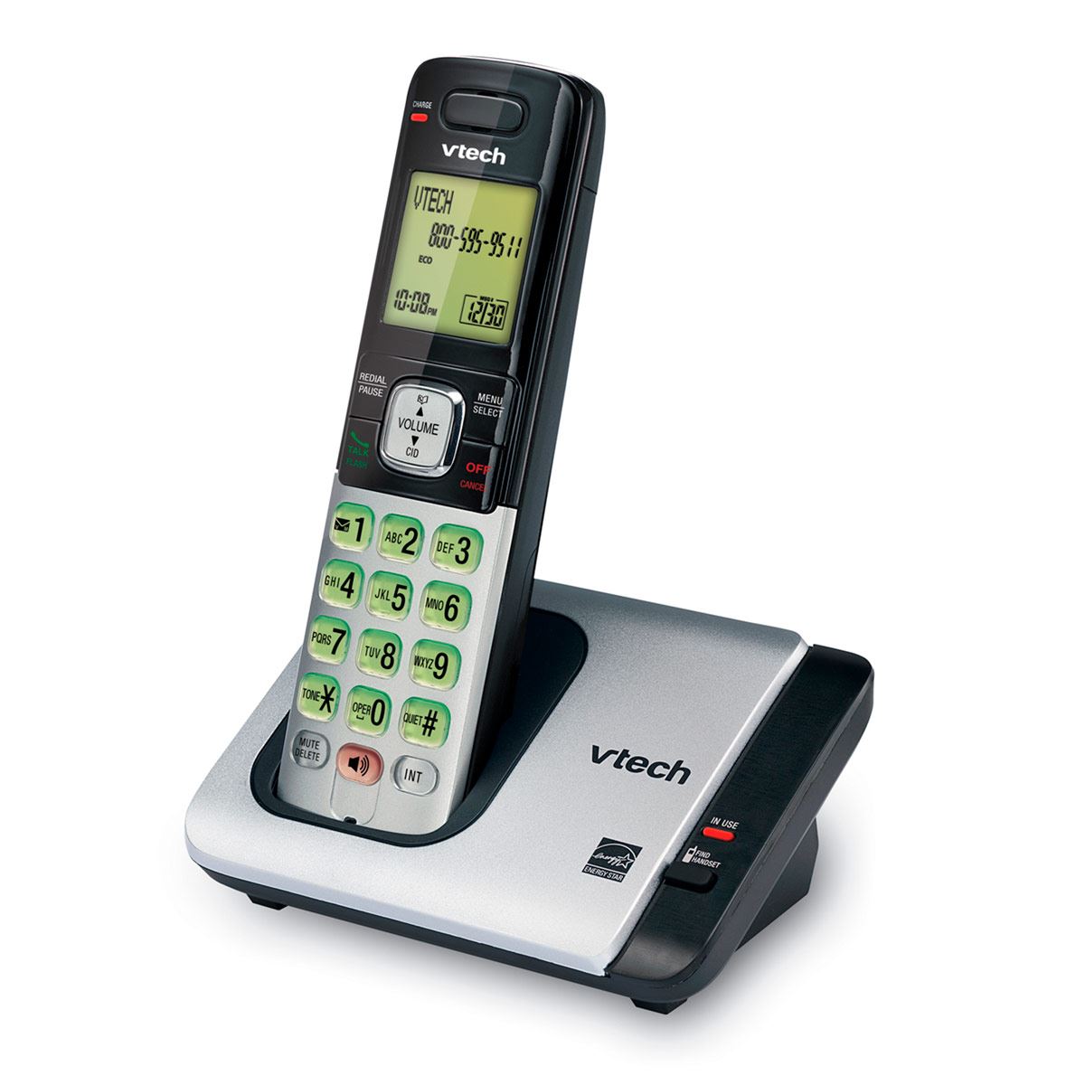 Teléfono inalámbrico digital Vtech CS6719 plata - negro