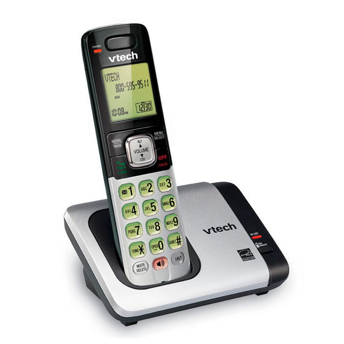 Teléfono inalámbrico digital Vtech CS6719 plata - negro