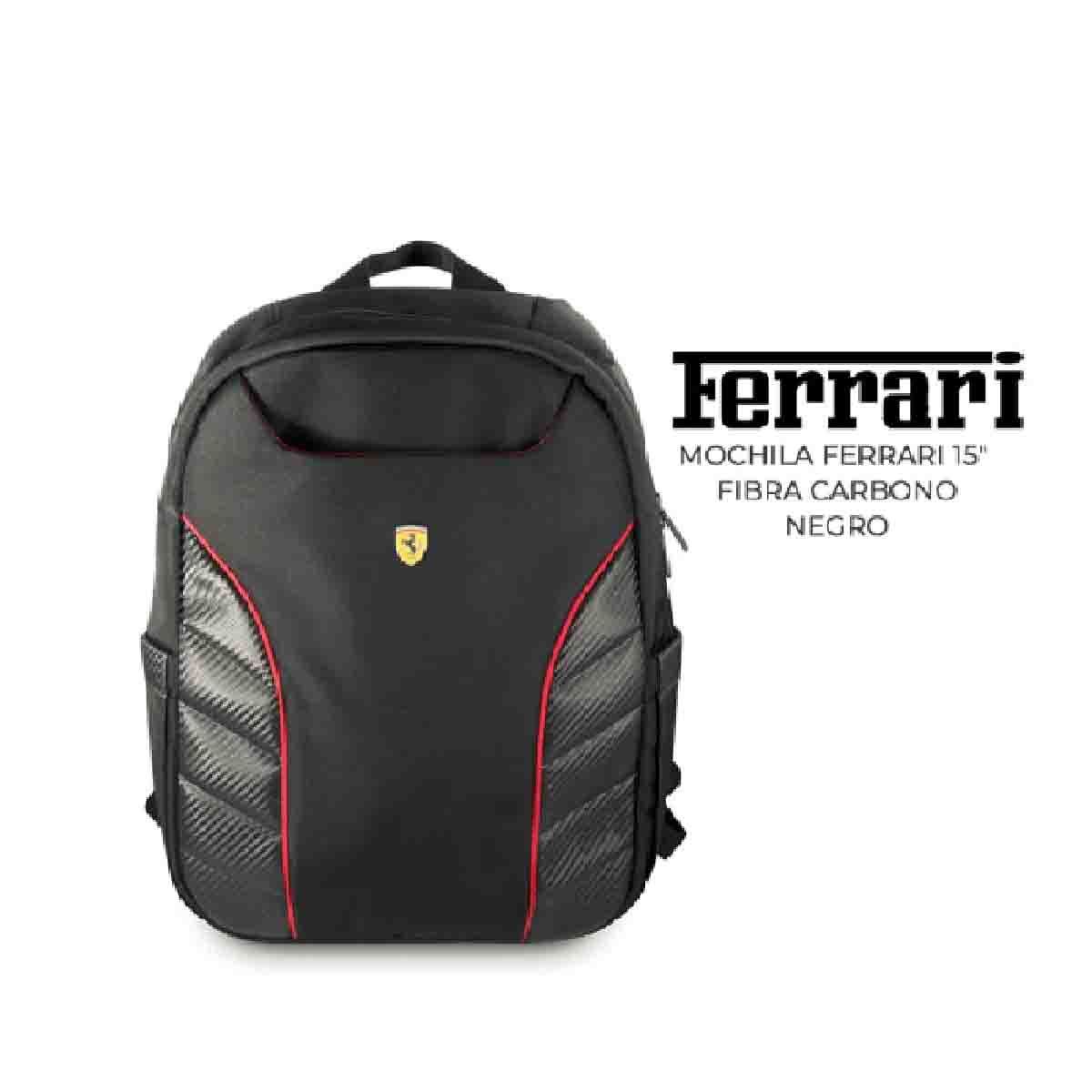 Mochila 15" Negro Ferrari