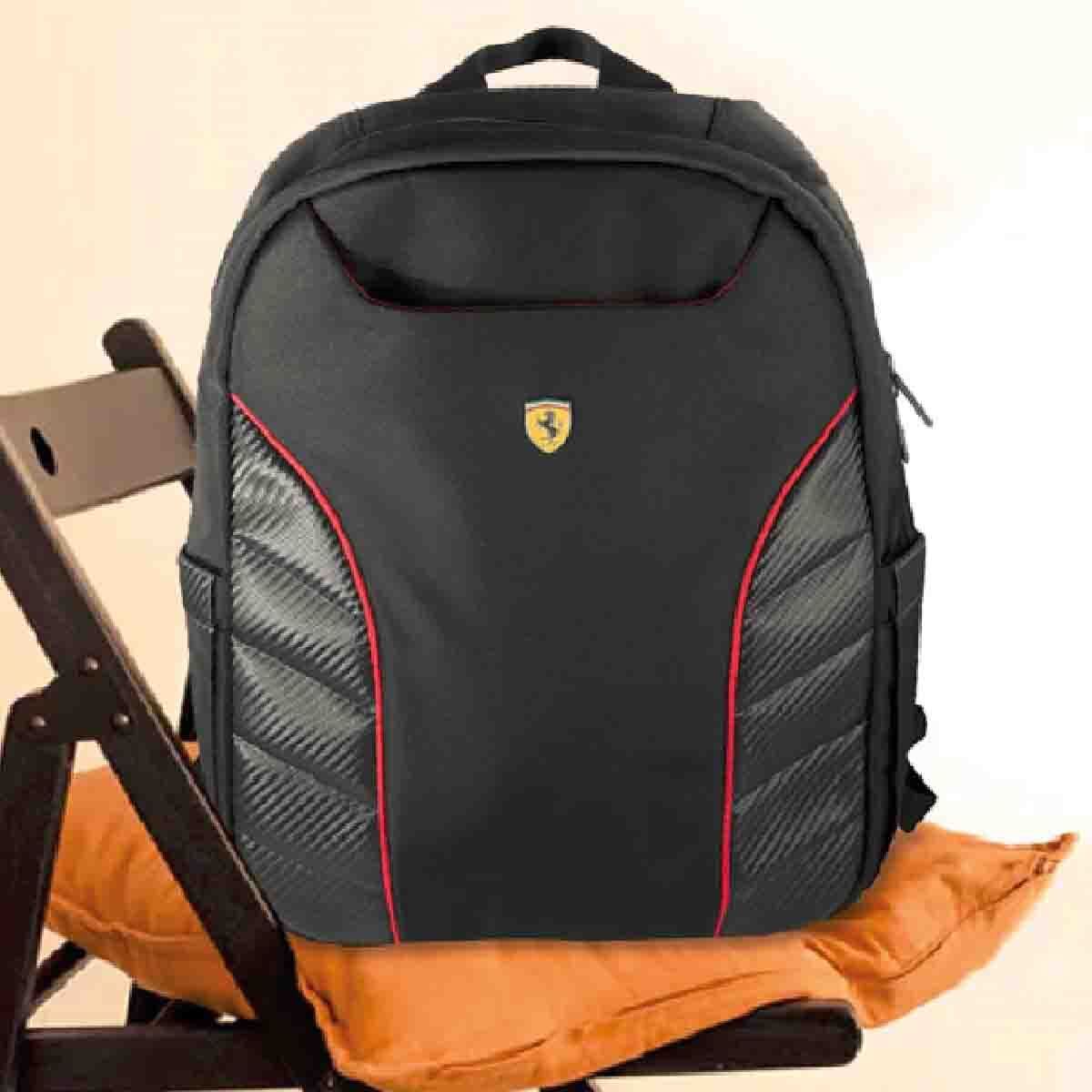 Mochila 15" Negro Ferrari