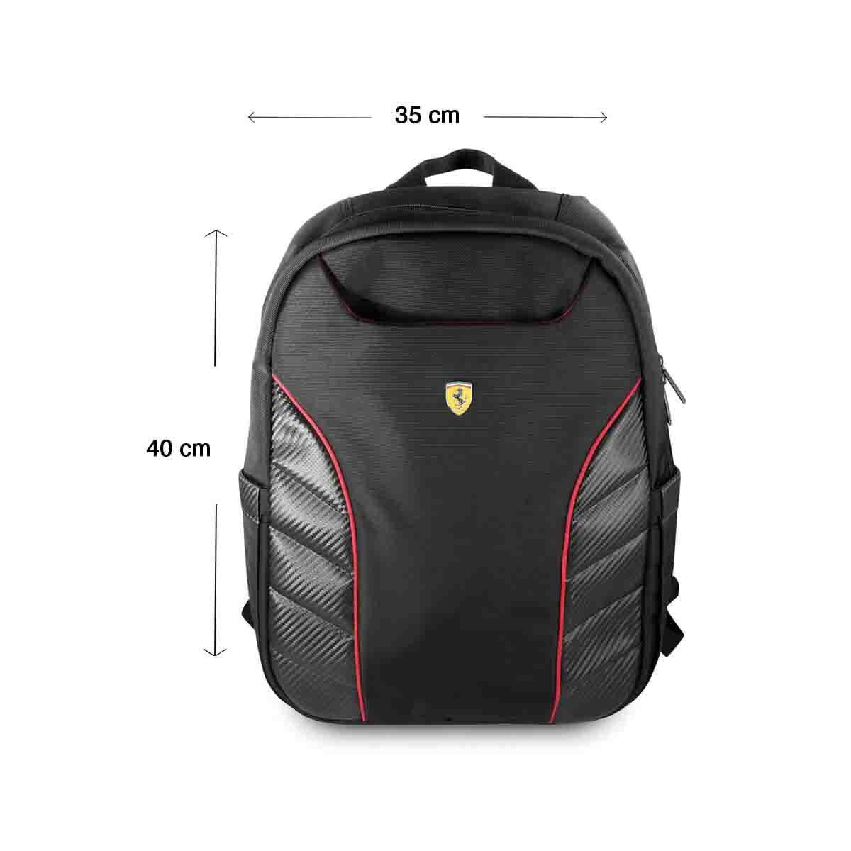 Mochila 15" Negro Ferrari
