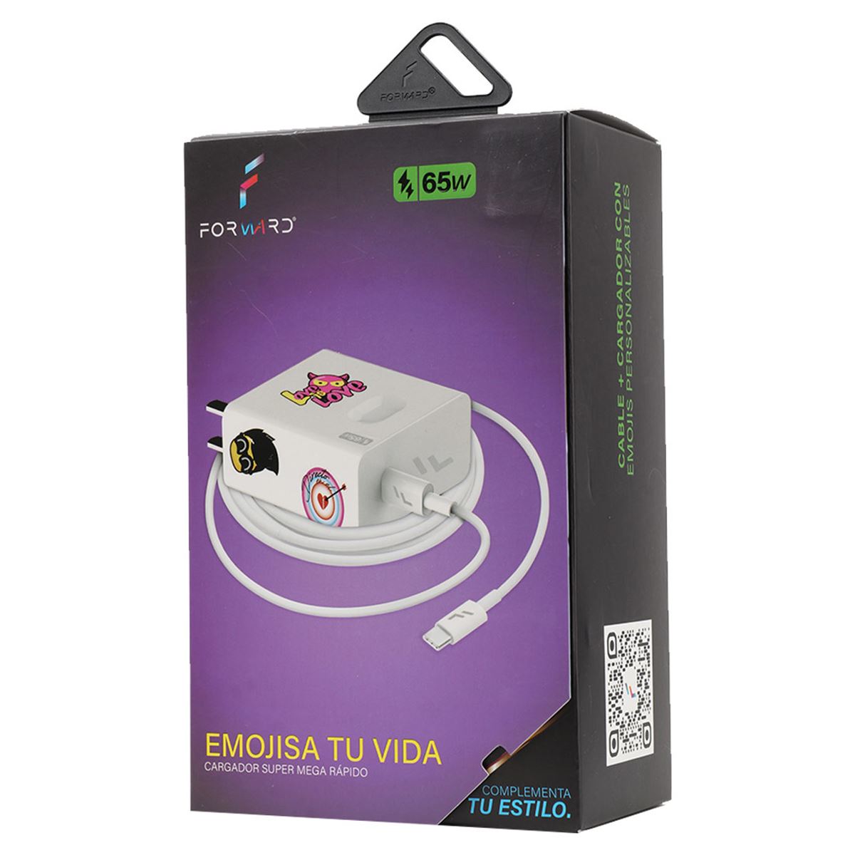 Cargador Fordward Tipo C 65W Blanco
