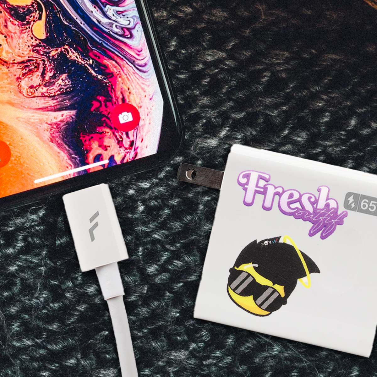 Cargador Fordward Tipo C 65W Blanco