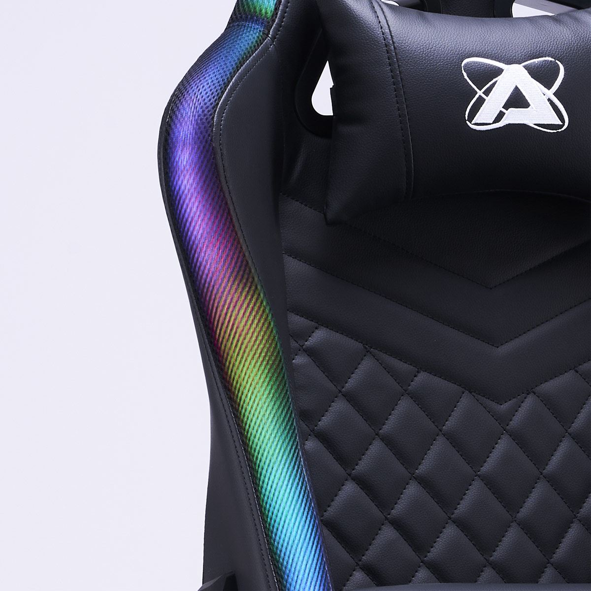 Silla gamer RGB Atom Games negra
